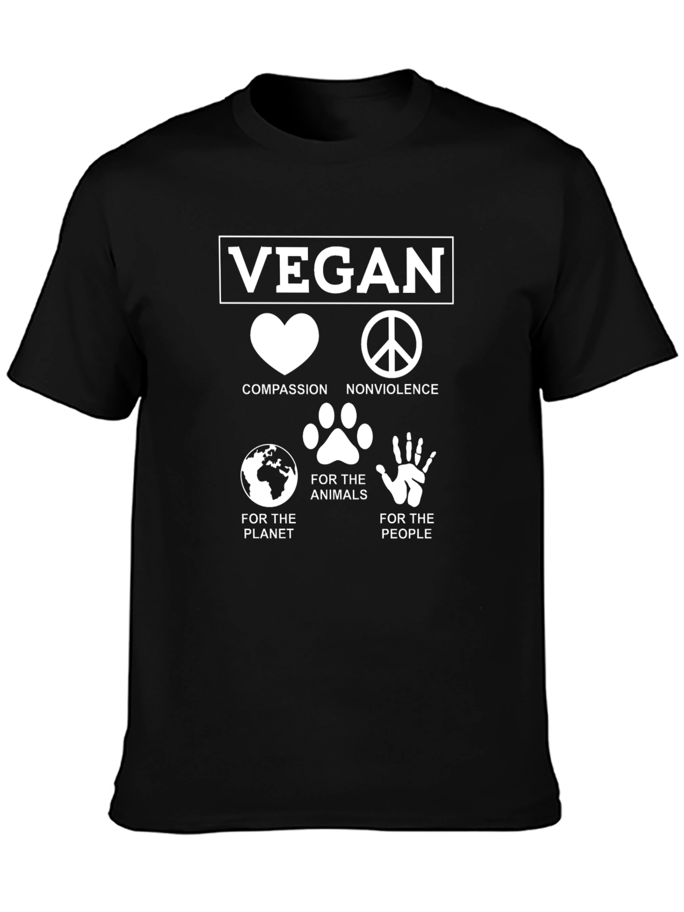 Vegan Compassion Graphic T-Shirt