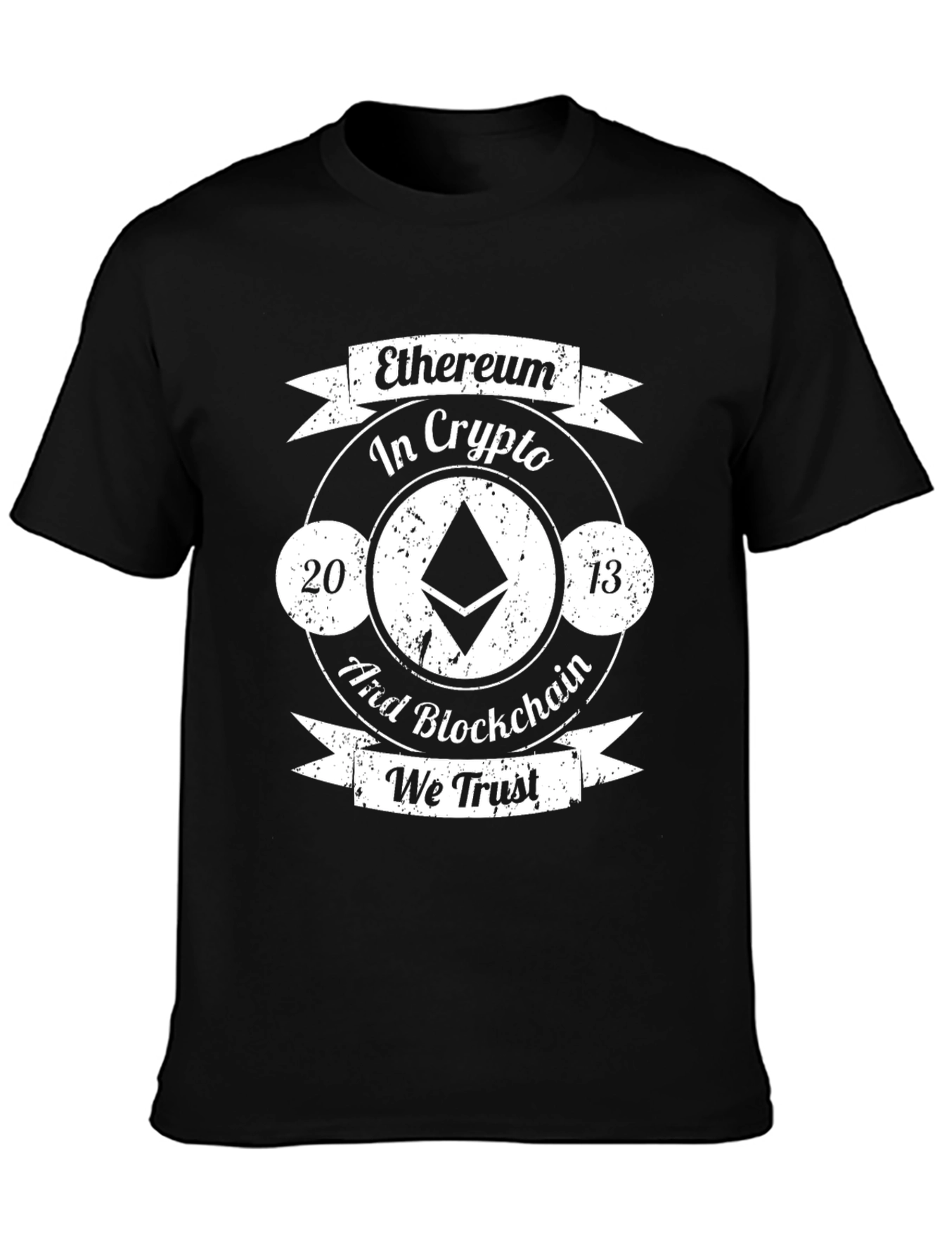 Ethereum Crypto T-Shirt - In Crypto We Trust!