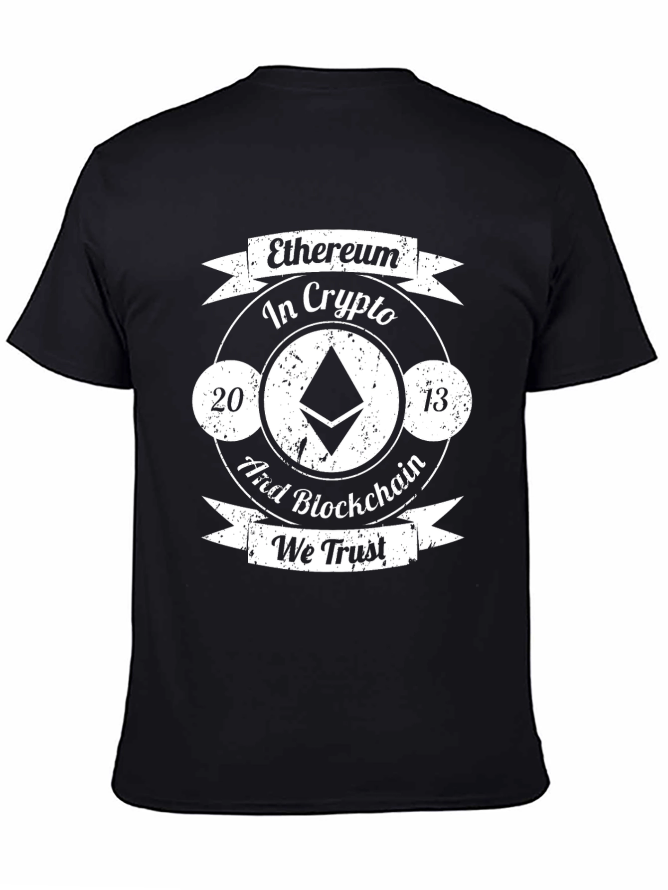 Ethereum Crypto T-Shirt - In Crypto We Trust!