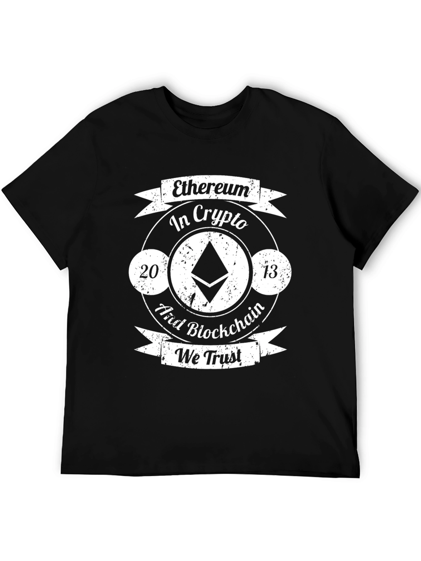 Ethereum Crypto T-Shirt - In Crypto We Trust!