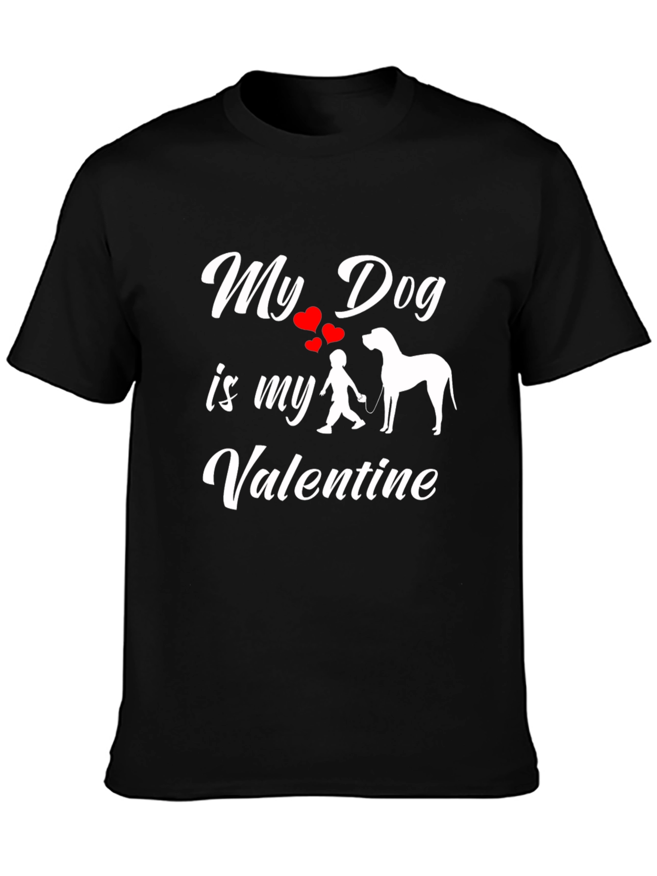 My Dog is My Valentine Graphic Tee