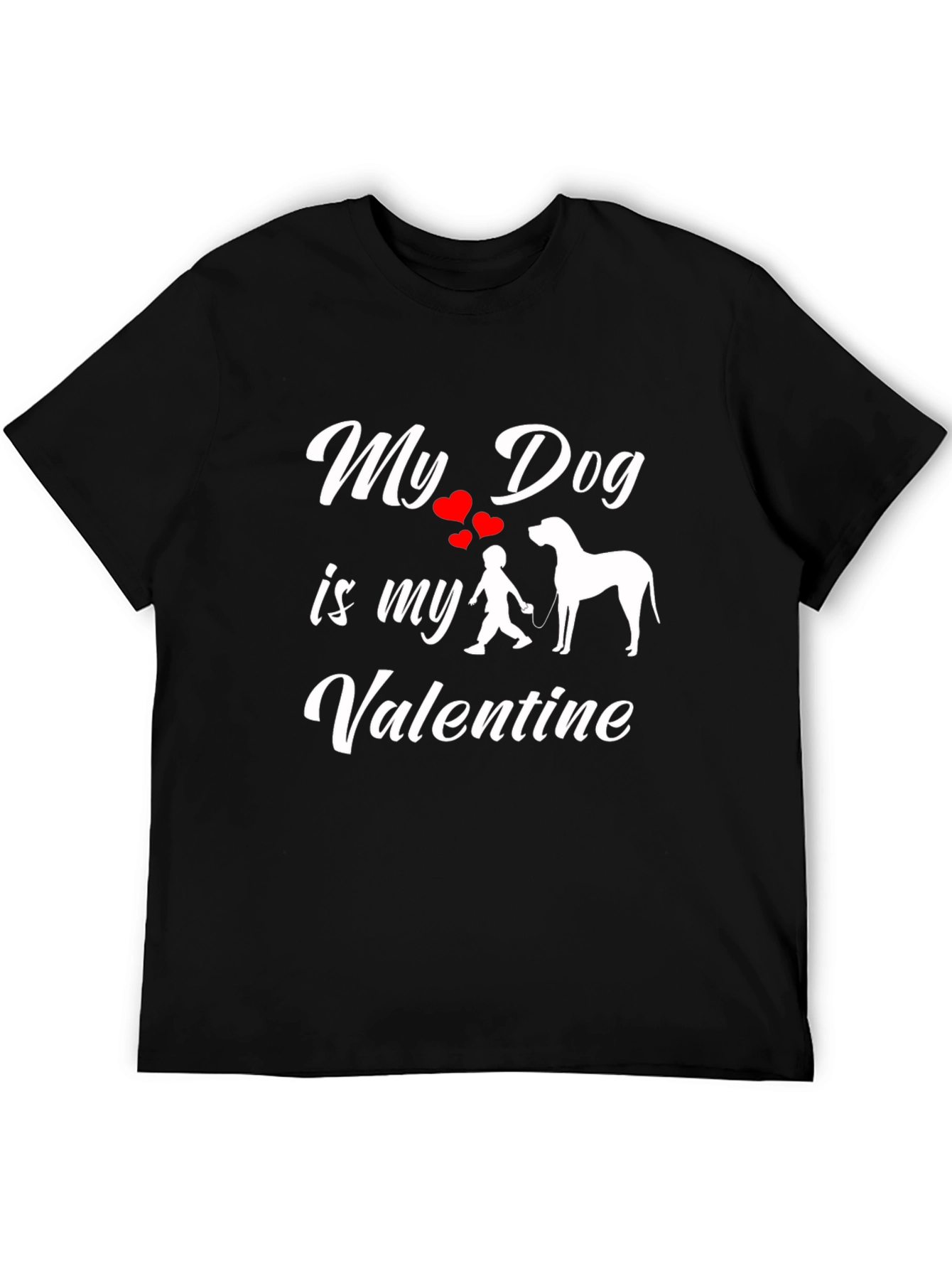 My Dog is My Valentine Graphic Tee