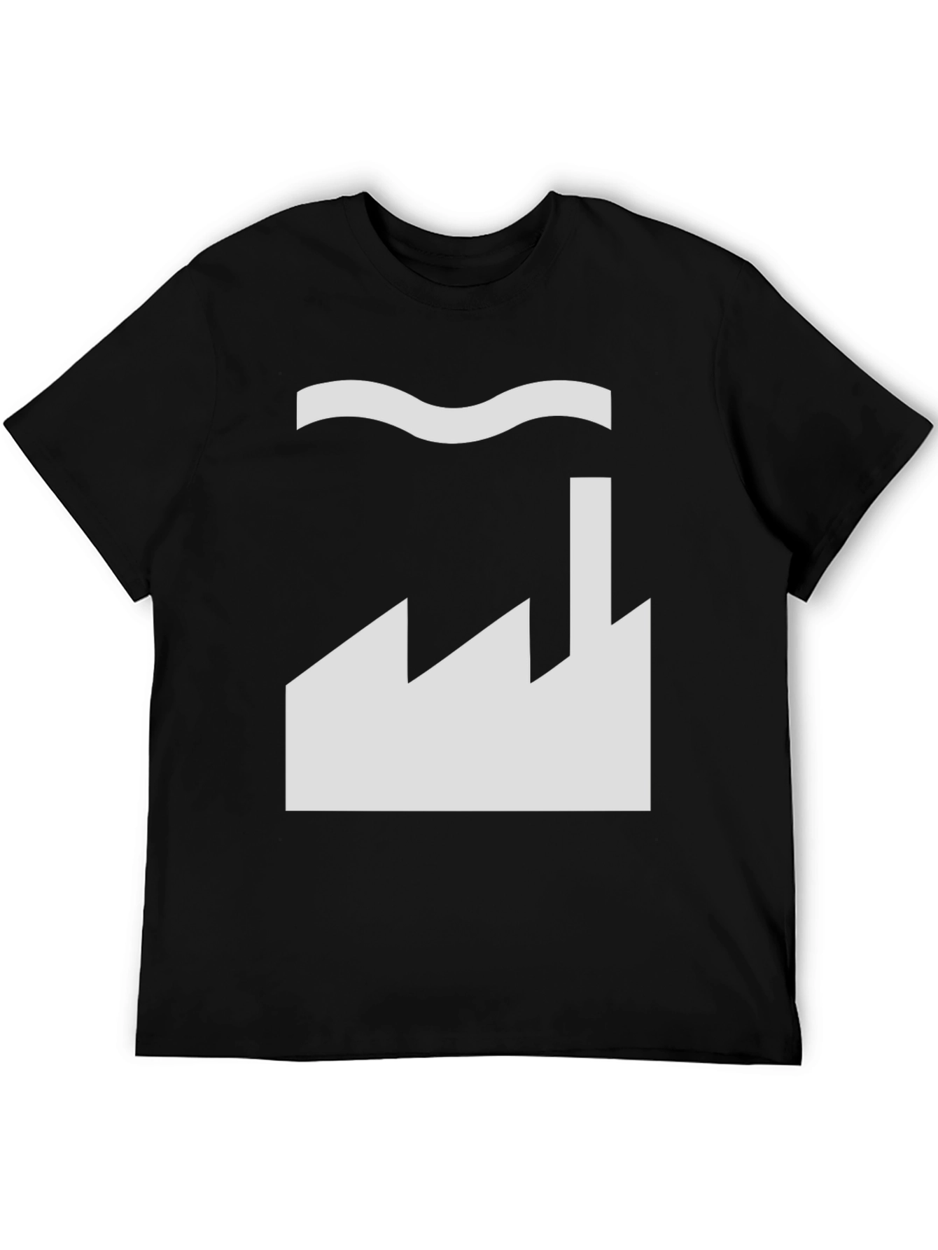 Factory Graphic Tee - Black Cotton