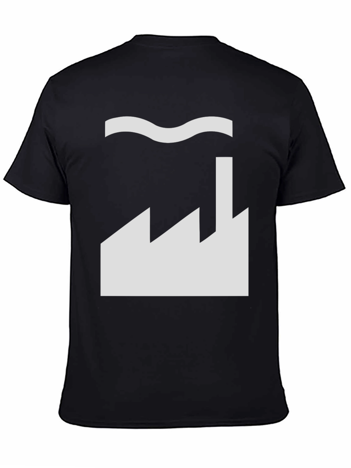 Factory Graphic Tee - Black Cotton