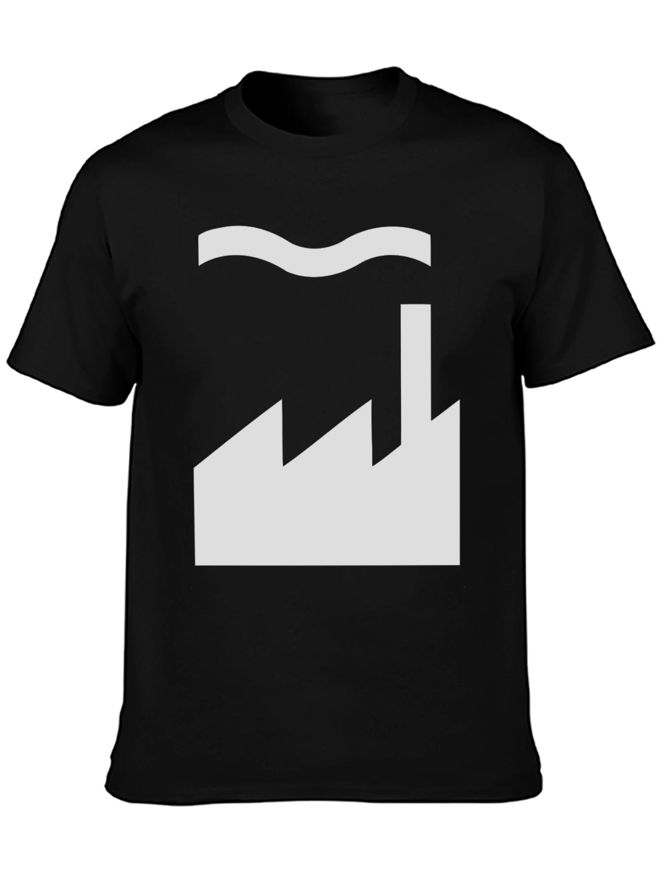 Factory Graphic Tee - Black Cotton