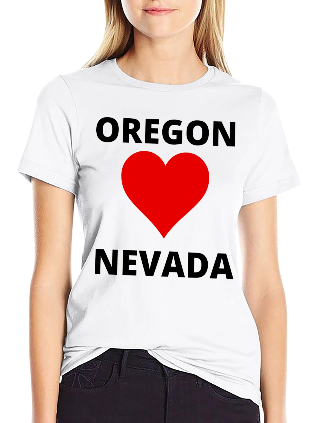 Oregon ❤️ Nevada Graphic Tee