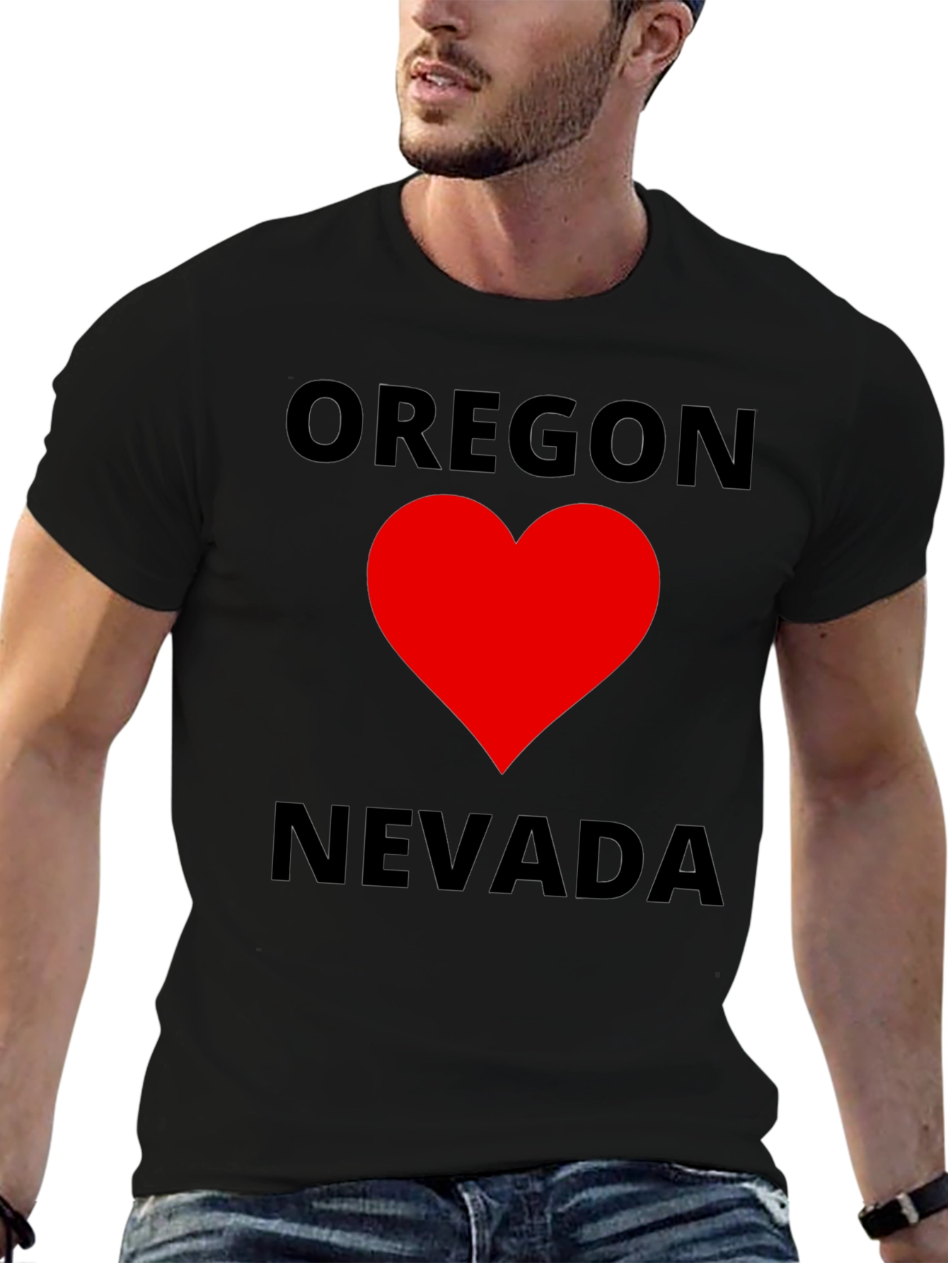 Oregon ❤️ Nevada Graphic Tee