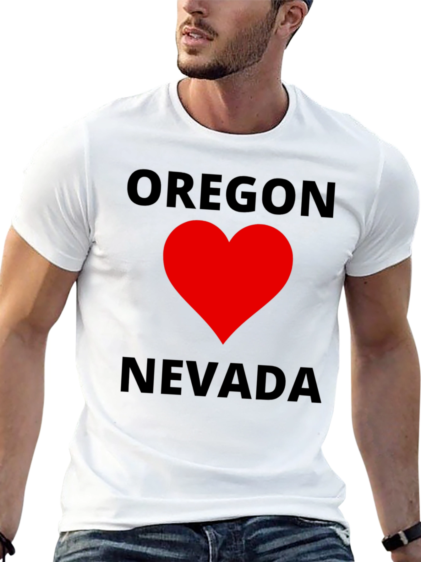 Oregon ❤️ Nevada Graphic Tee