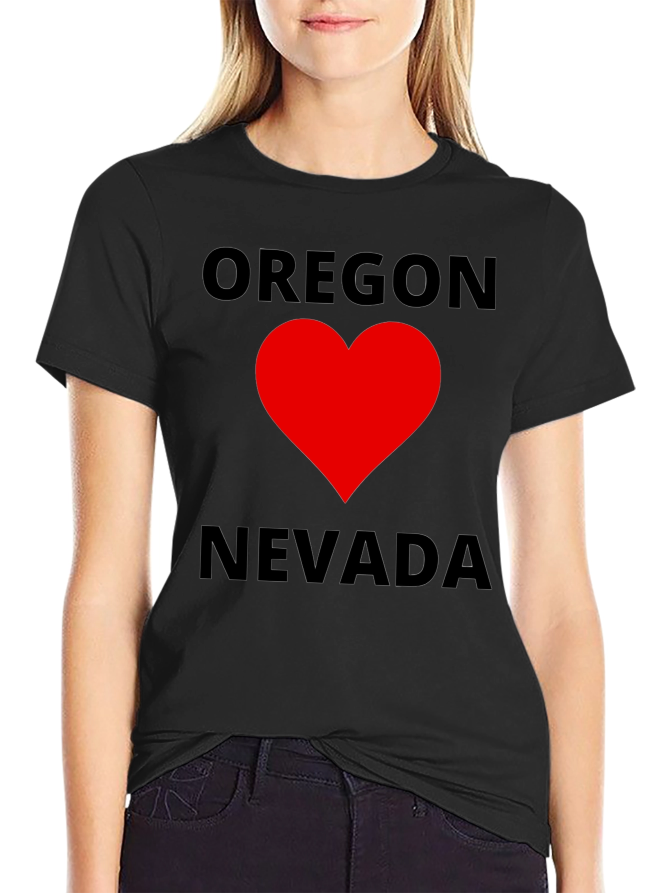 Oregon ❤️ Nevada Graphic Tee