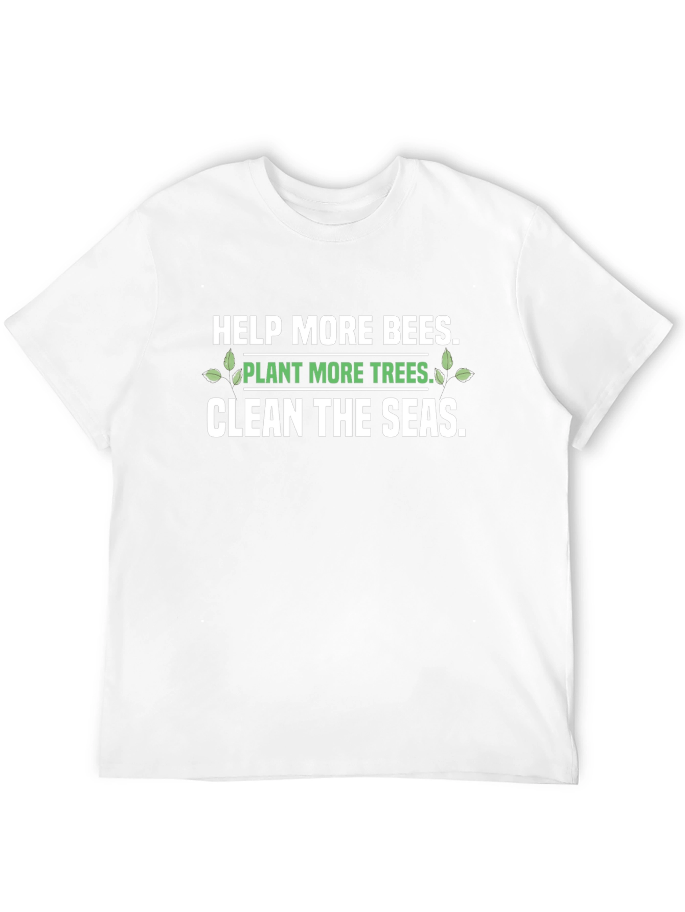 Eco-Friendly Graphic T-Shirt: Save the Bees Plant Trees