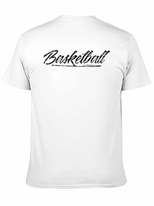 Basketball Graphic Tee - Black Short Sleeve