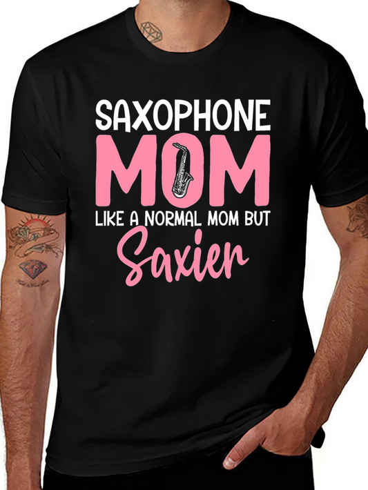 Saxophone Mom T-Shirt - Unique Gift for Musician Mothers