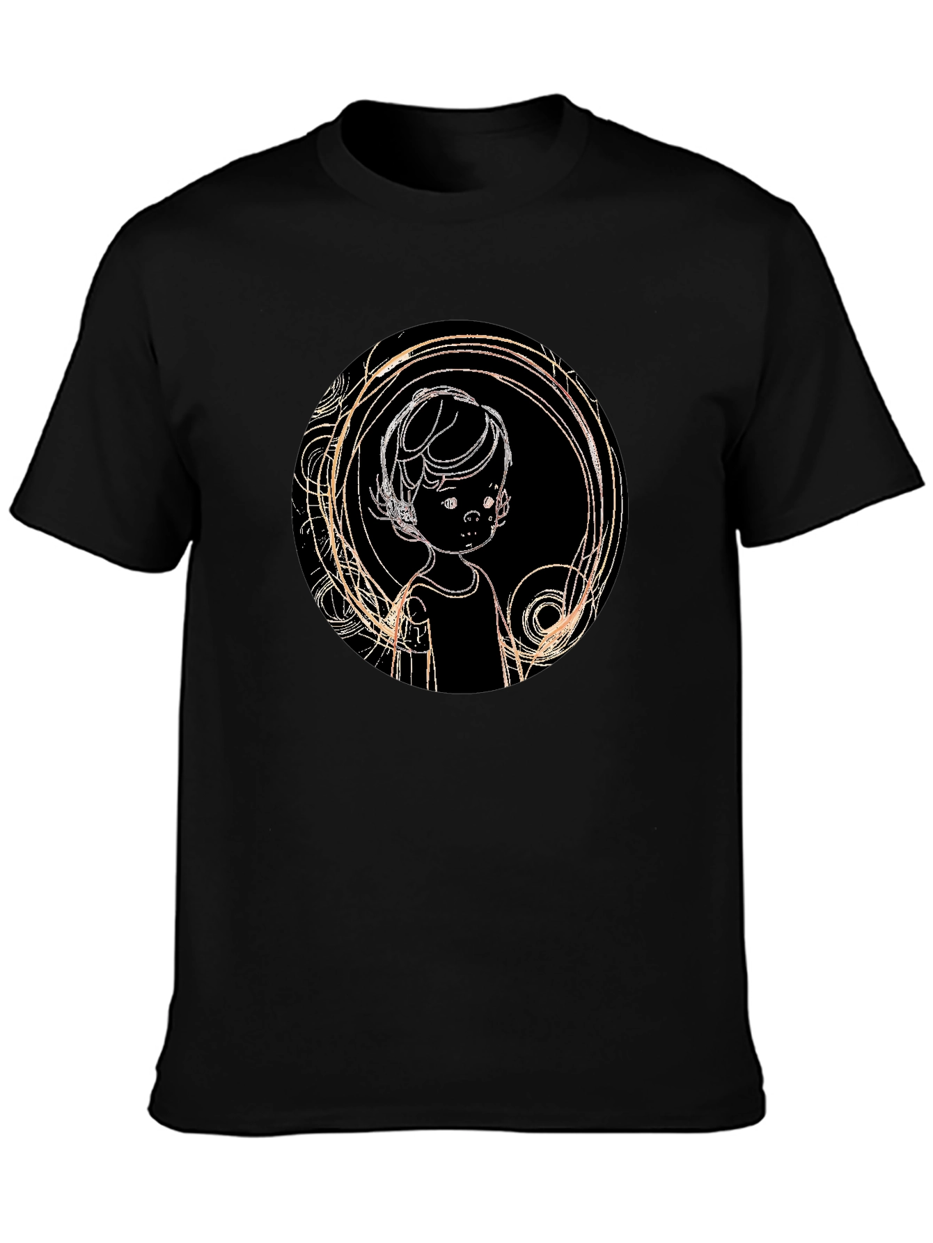 Graphic Print Crew Neck T-Shirt