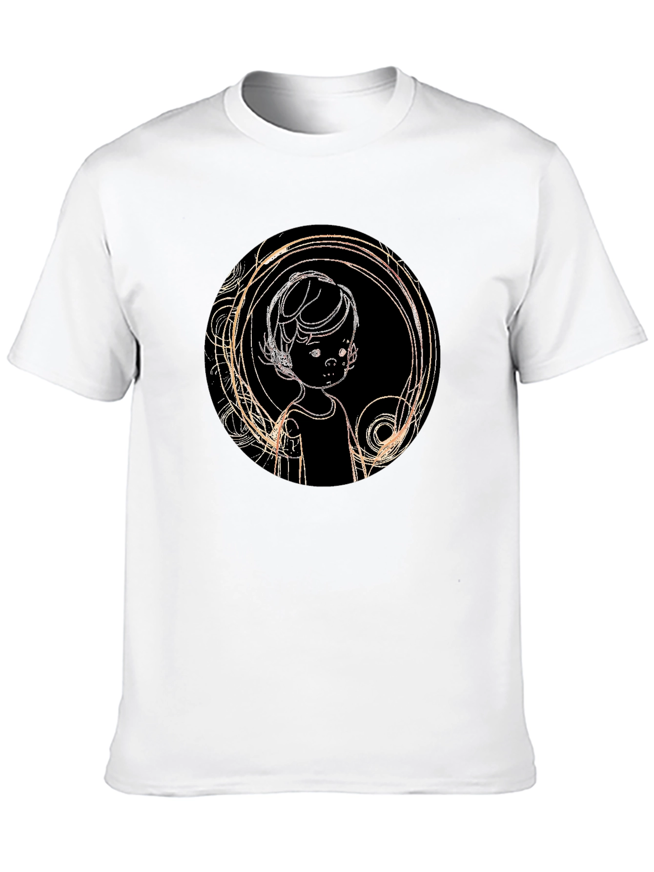 Graphic Print Crew Neck T-Shirt