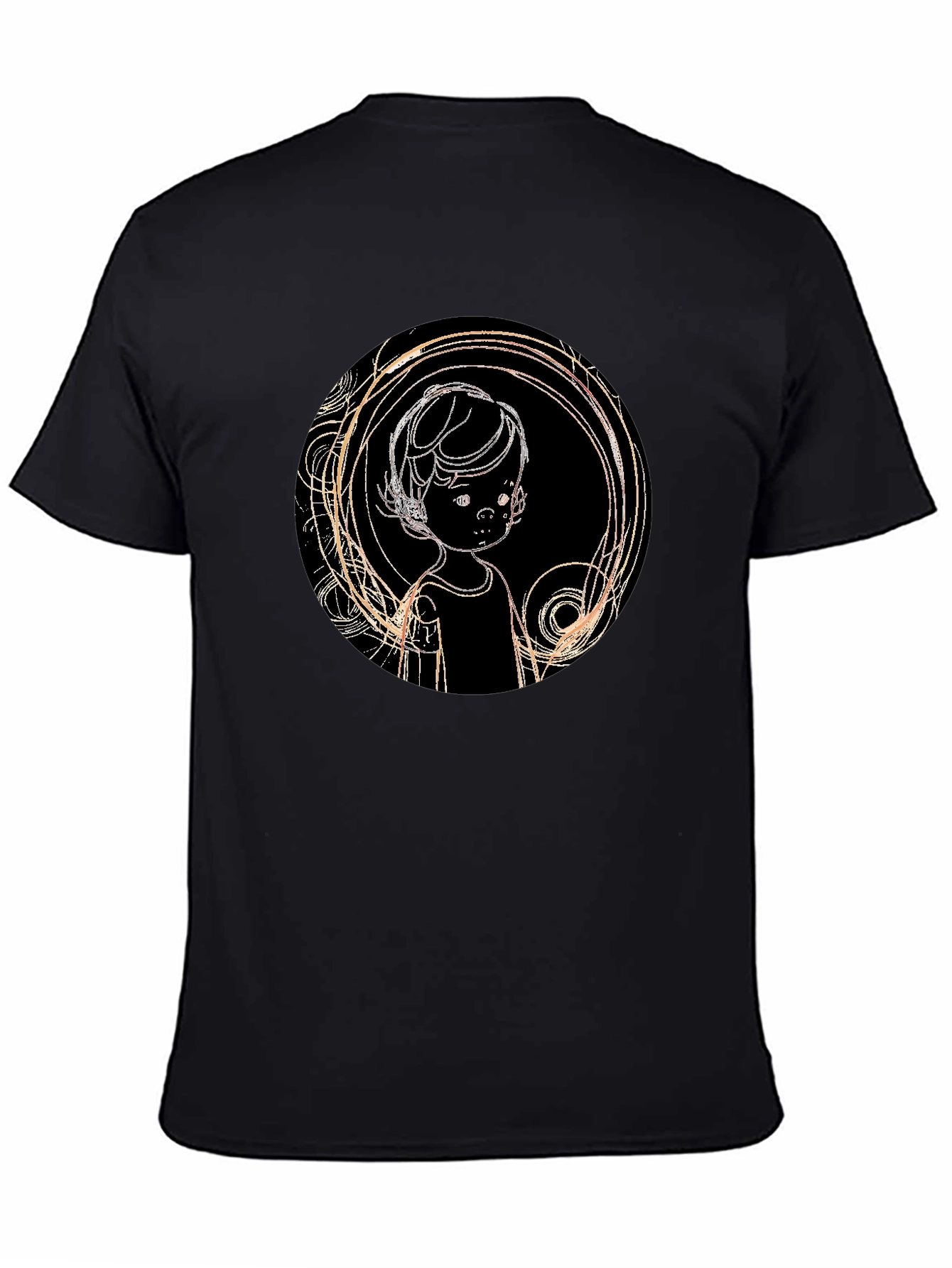 Graphic Print Crew Neck T-Shirt