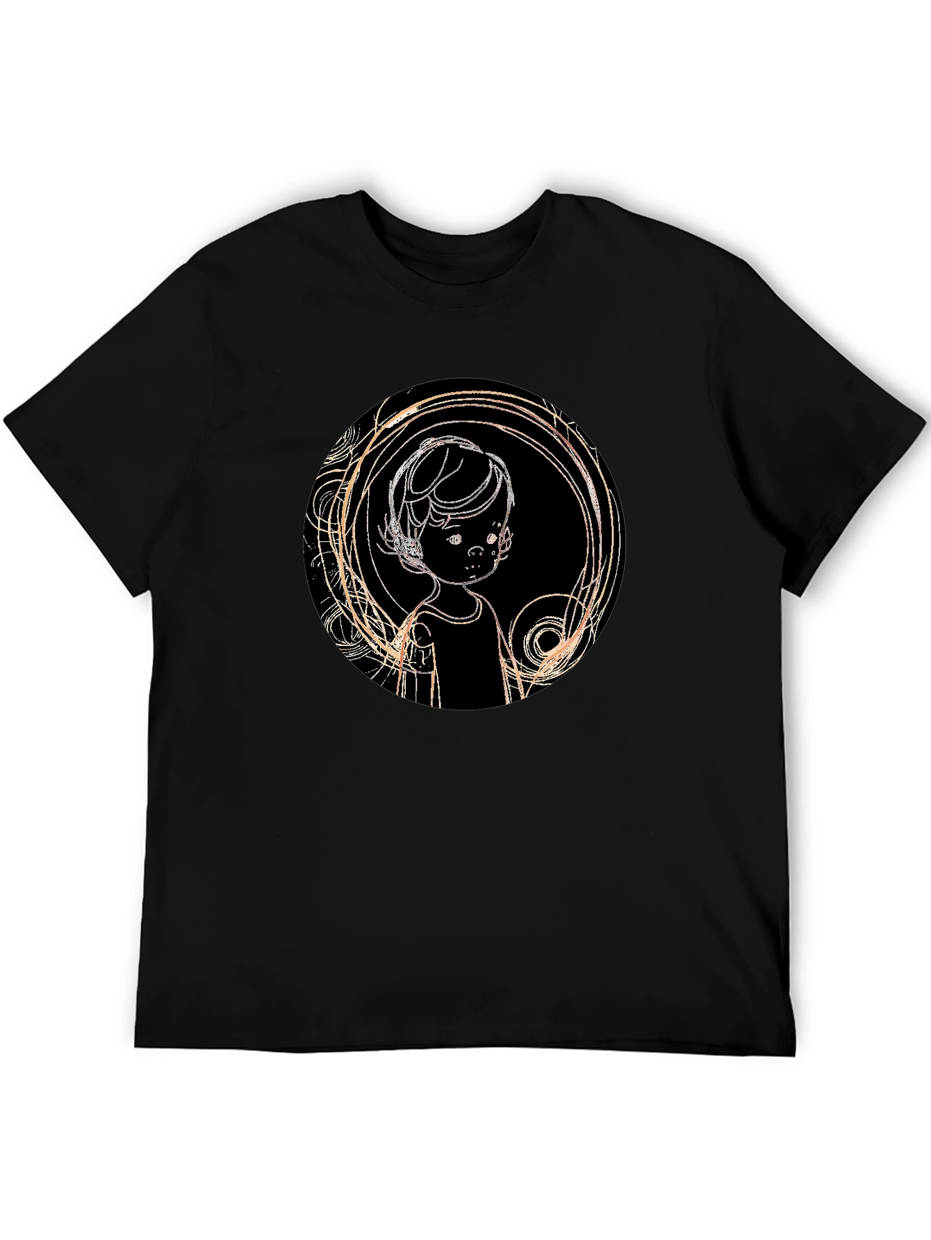 Graphic Print Crew Neck T-Shirt