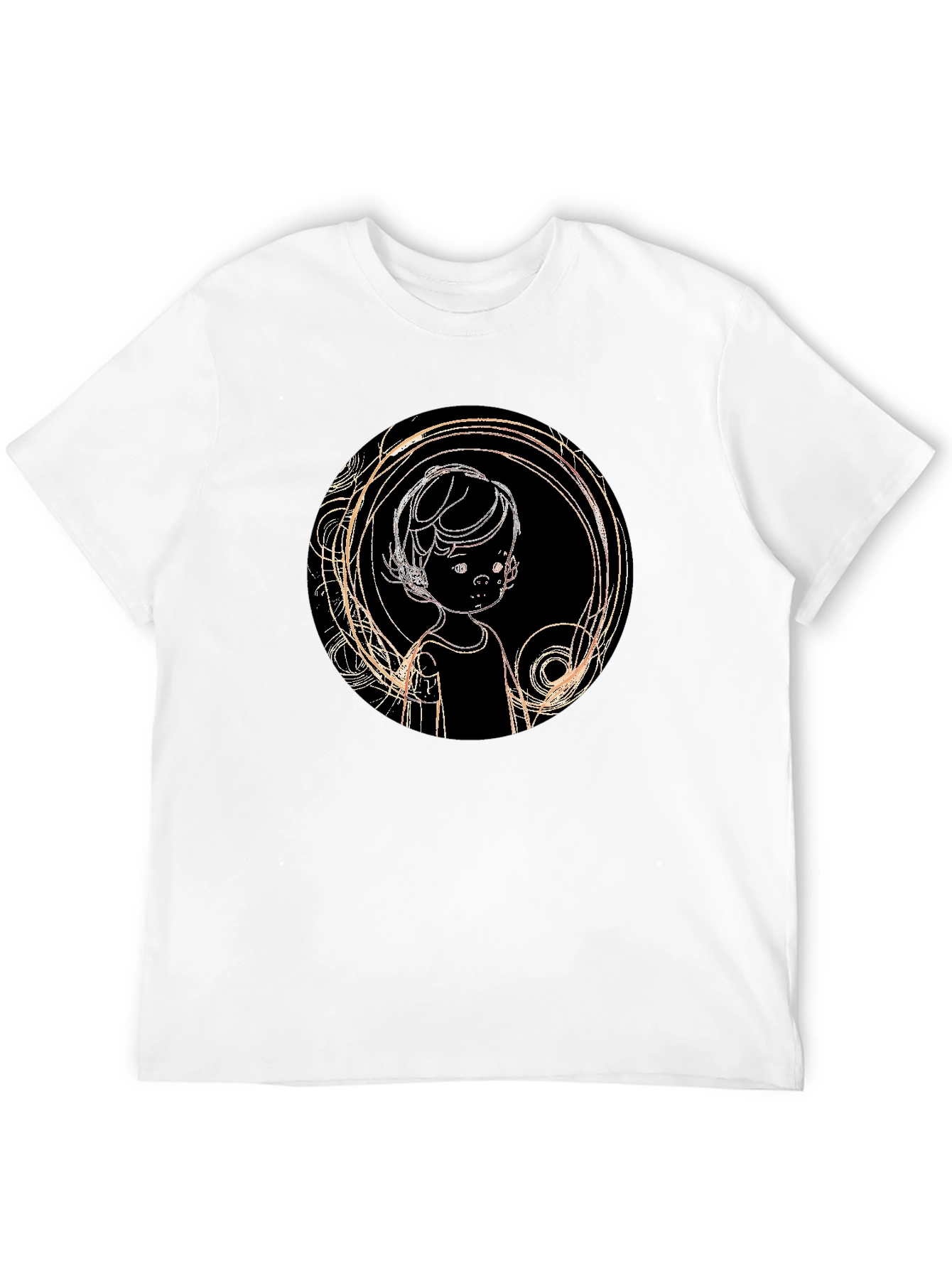 Graphic Print Crew Neck T-Shirt
