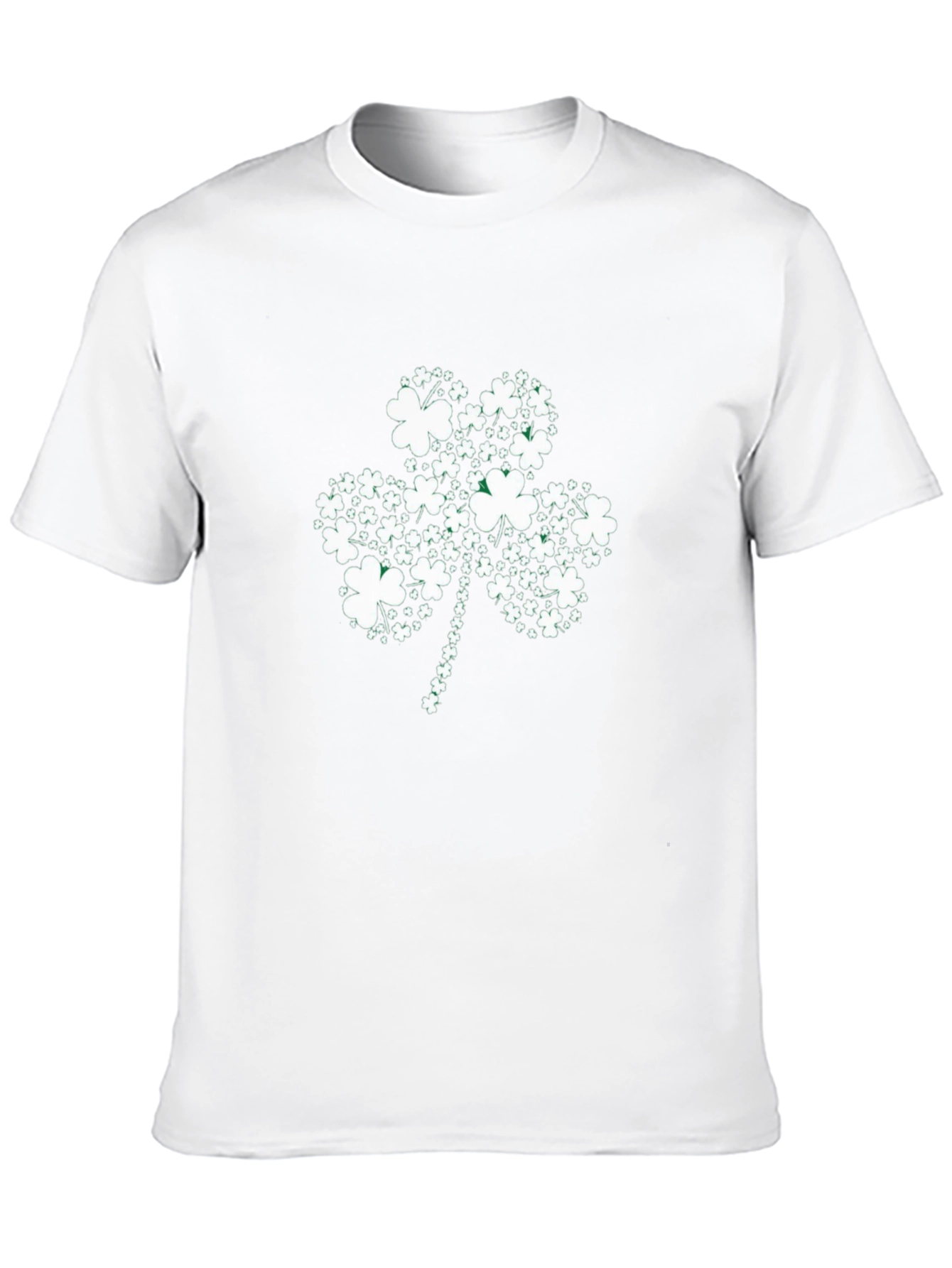 St. Patricks Day Shamrock T-Shirt - Black