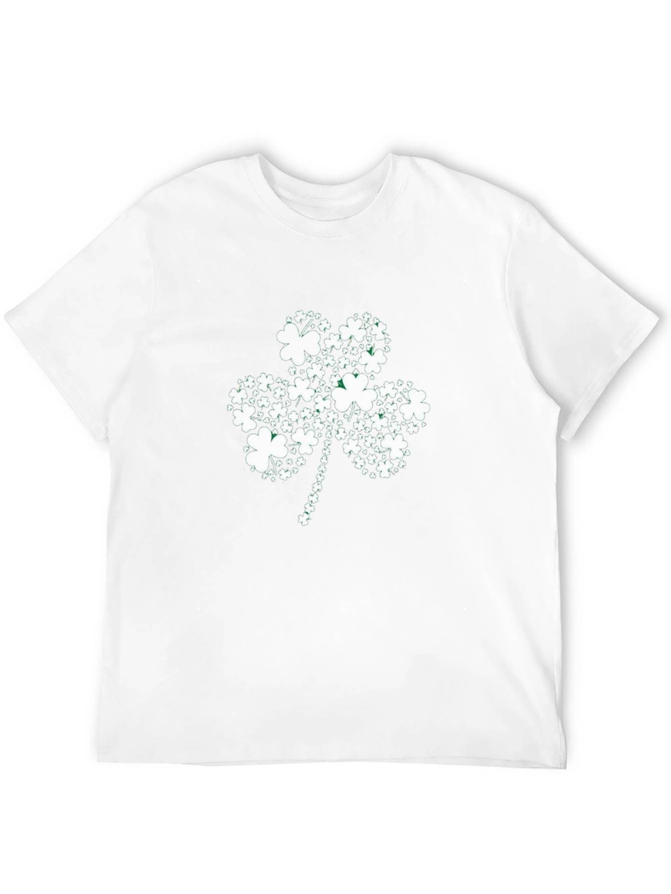 St. Patricks Day Shamrock T-Shirt - Black