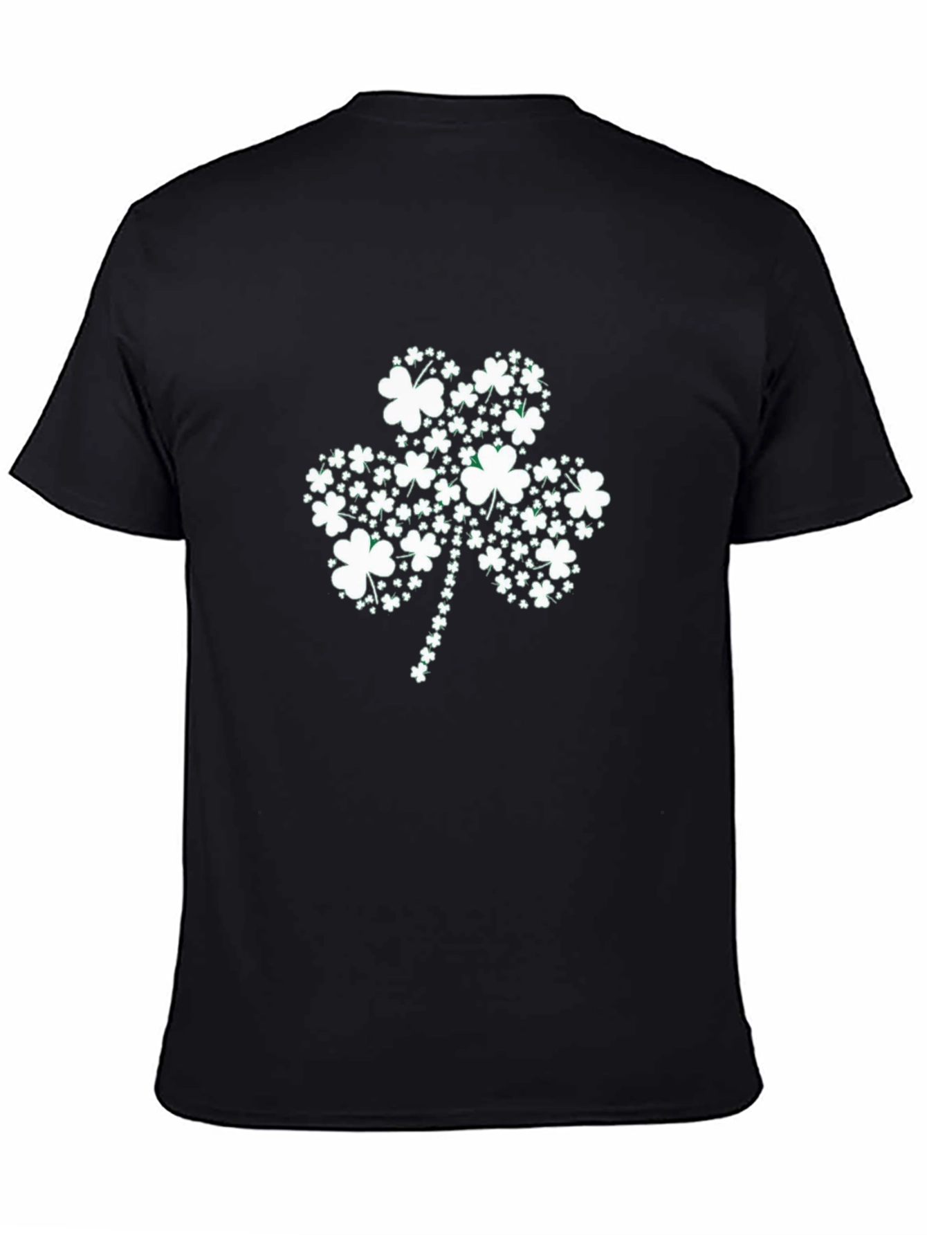 St. Patricks Day Shamrock T-Shirt - Black