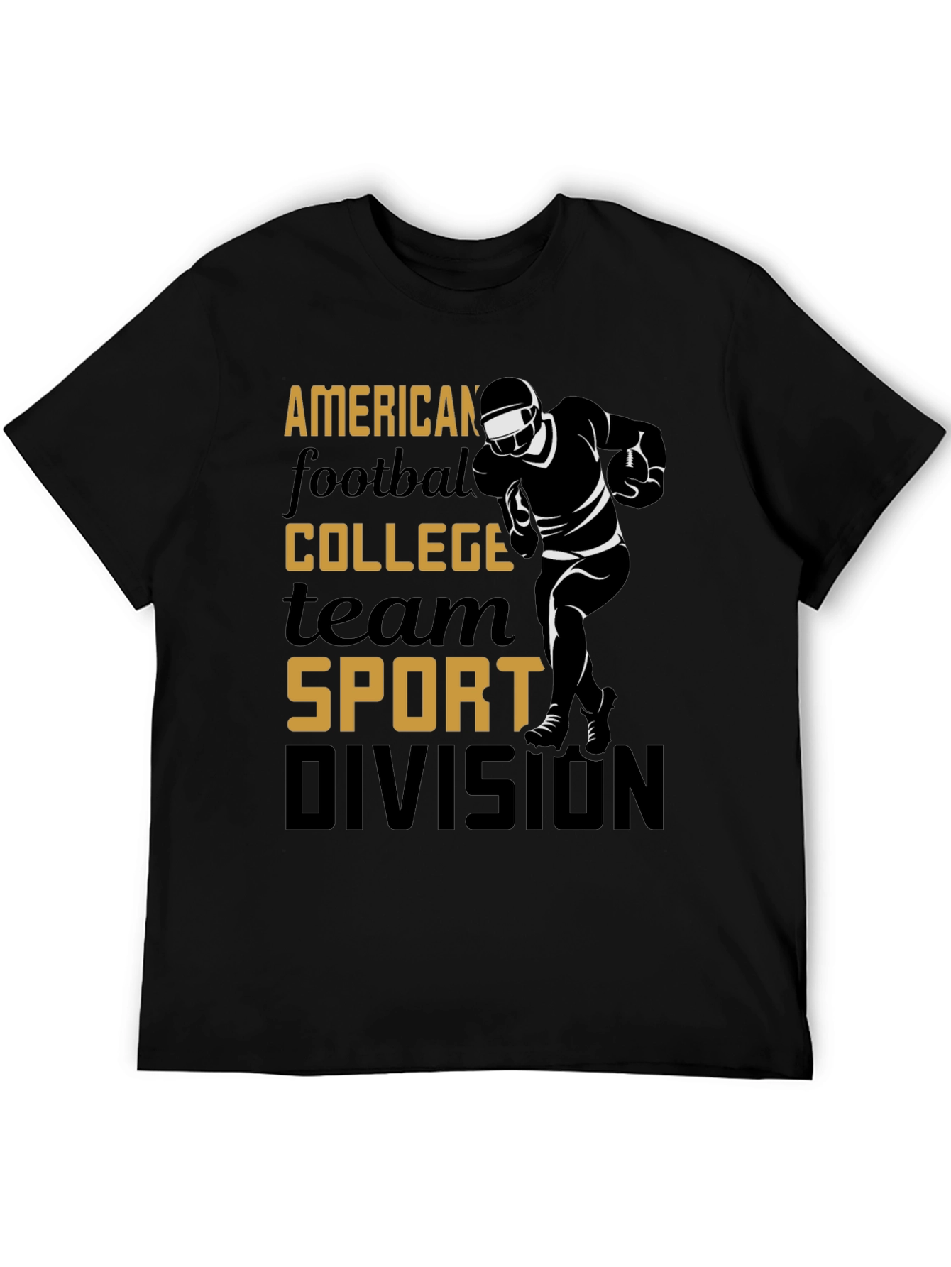 American Football College Team Sport Graphic Tee