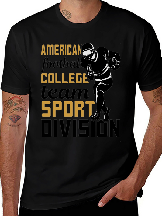 American Football College Team Sport Graphic Tee
