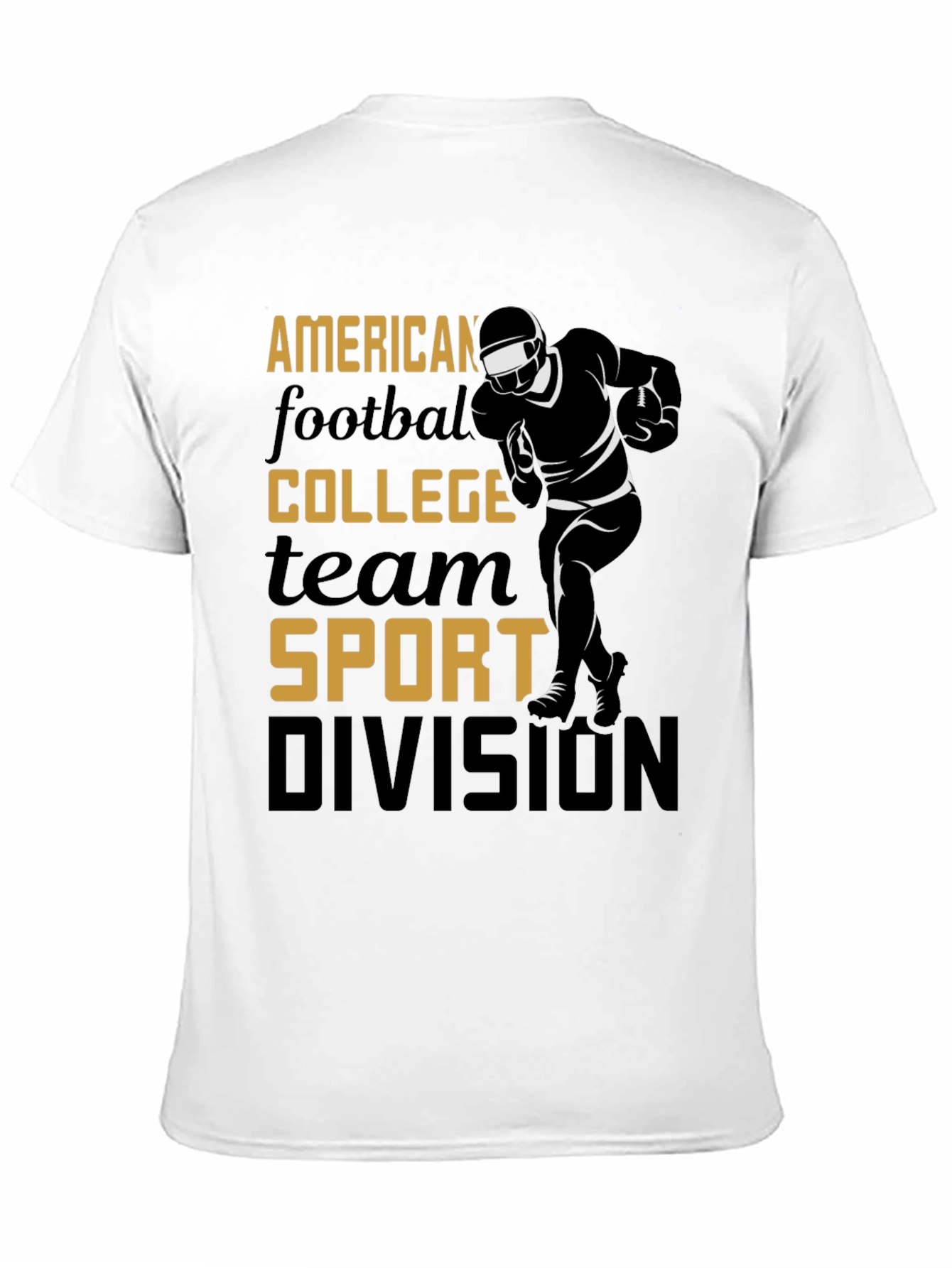 American Football College Team Sport Graphic Tee