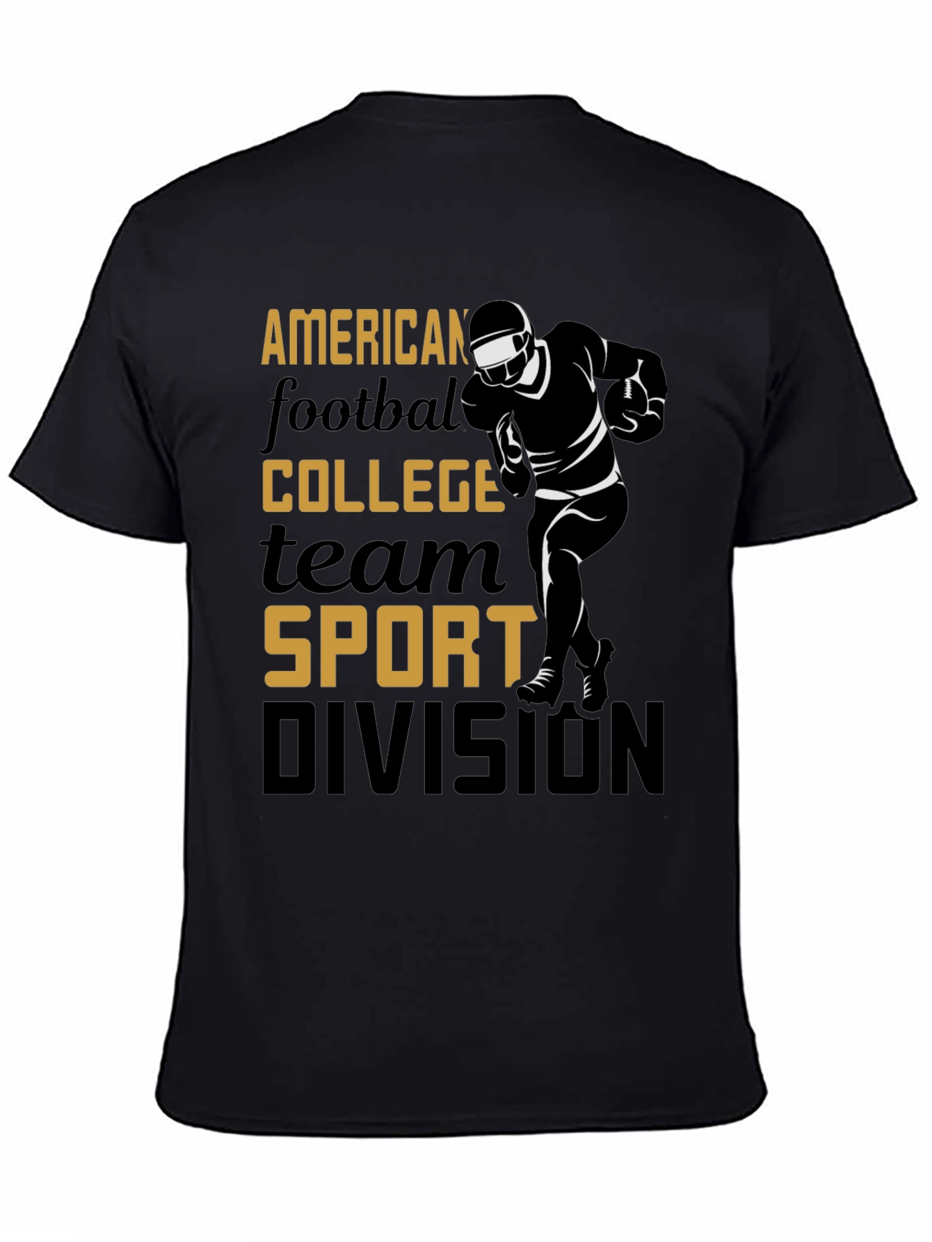 American Football College Team Sport Graphic Tee