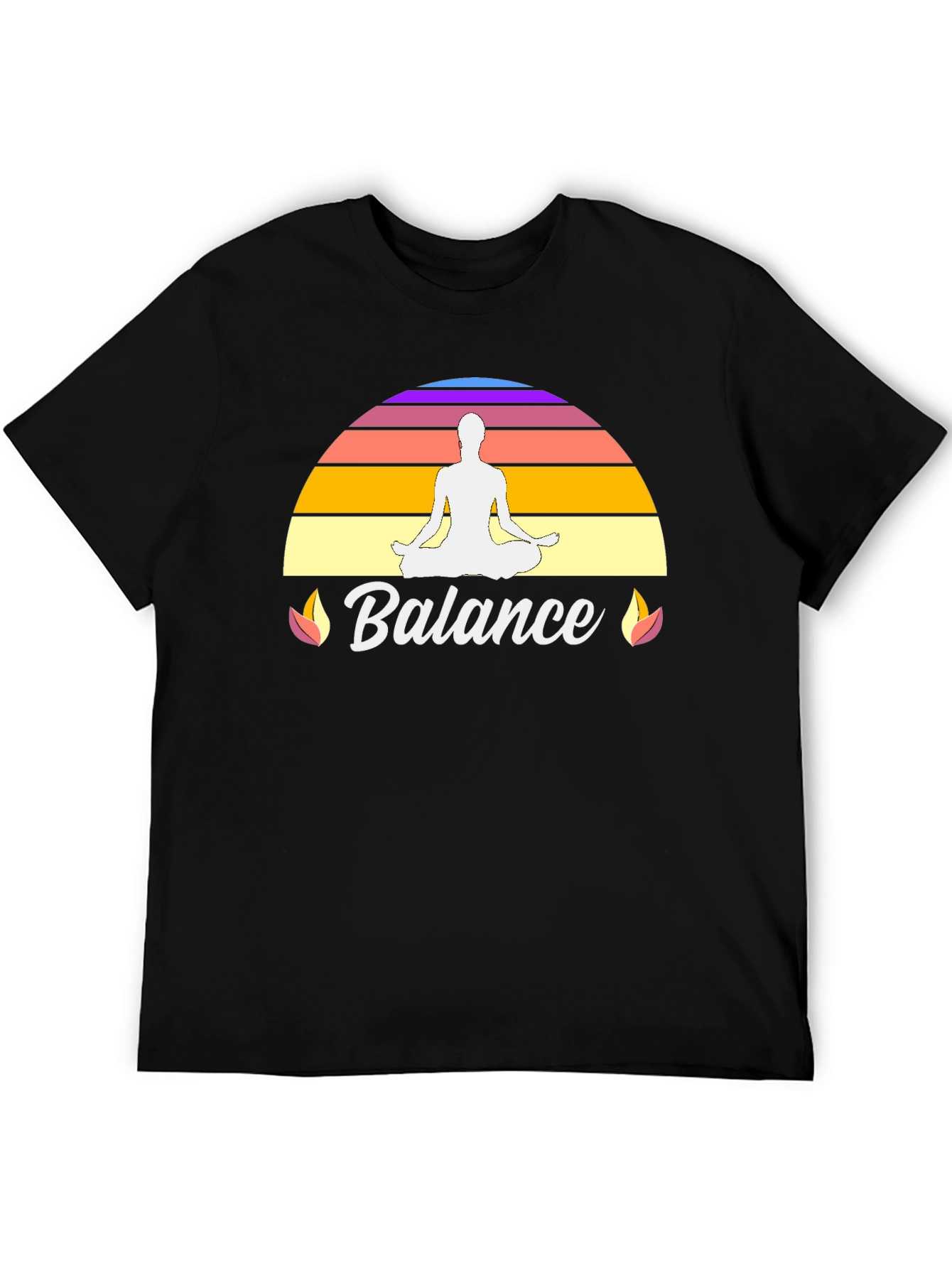 Balance Yoga T-Shirt - Black