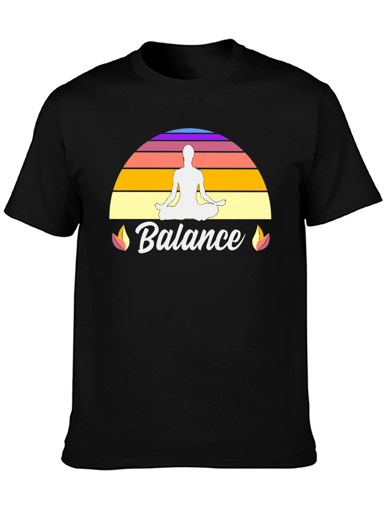 Balance Yoga T-Shirt - Black