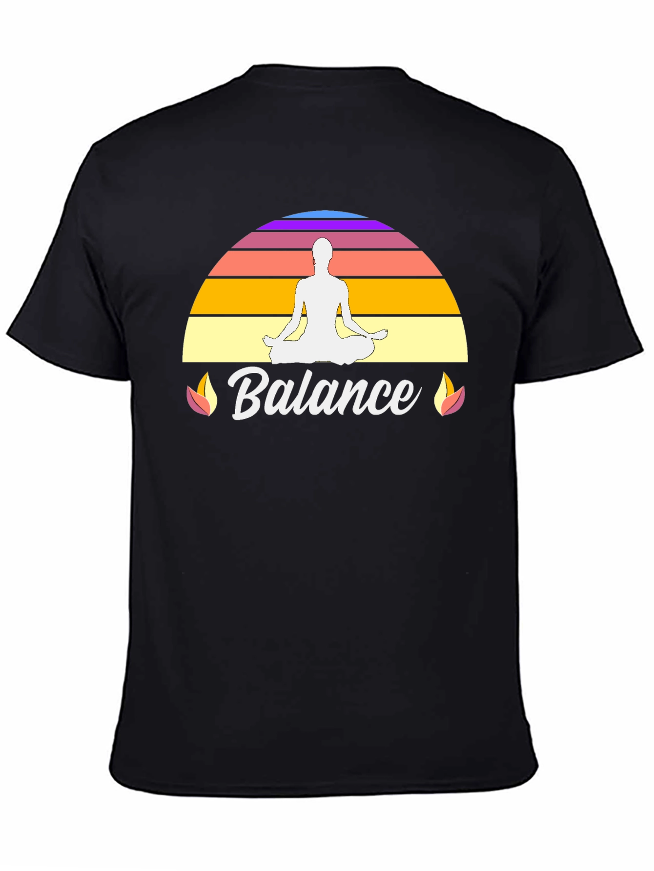Balance Yoga T-Shirt - Black