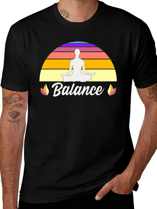 Balance Yoga T-Shirt - Black