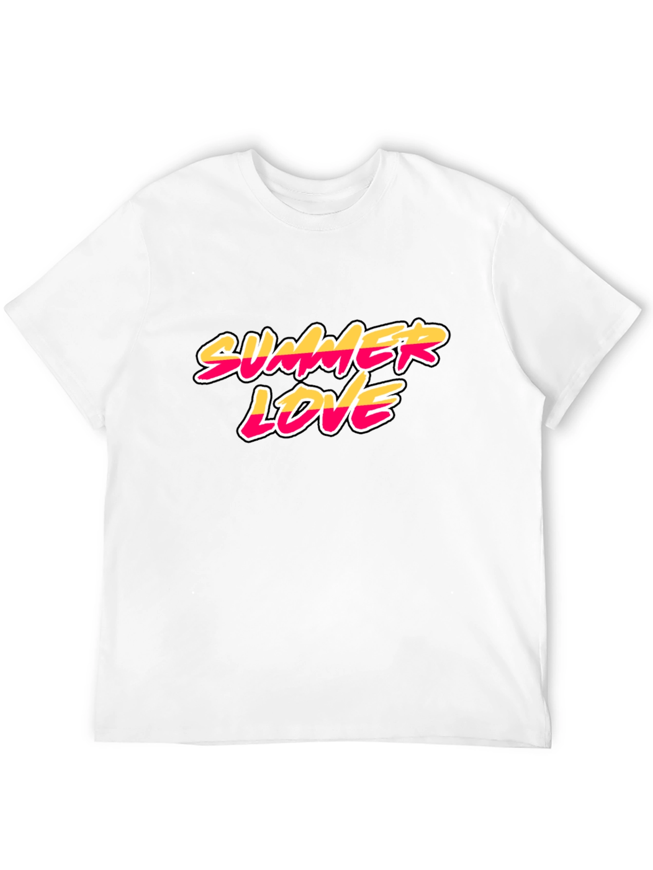 Summer Love Black Graphic Tee