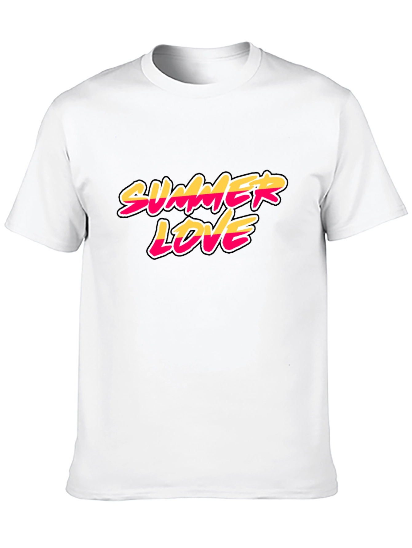 Summer Love Black Graphic Tee