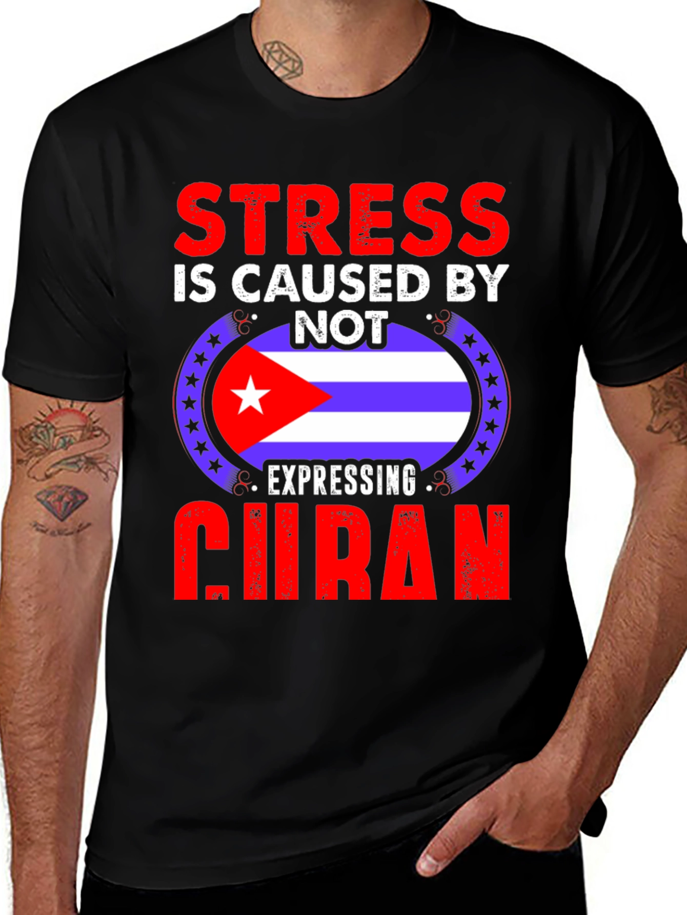 Cuban Pride T-Shirt - Stress Relief