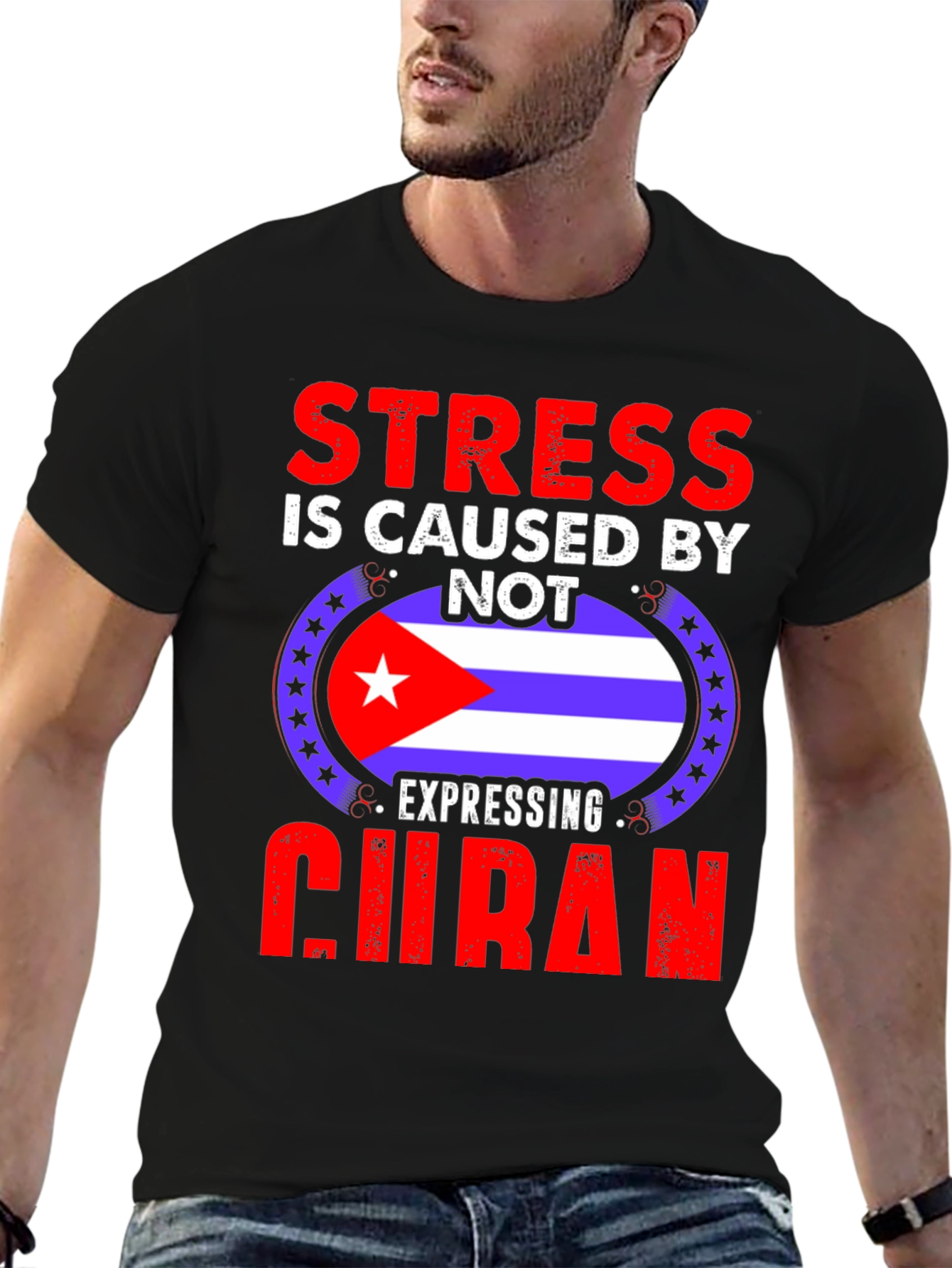 Cuban Pride T-Shirt - Stress Relief