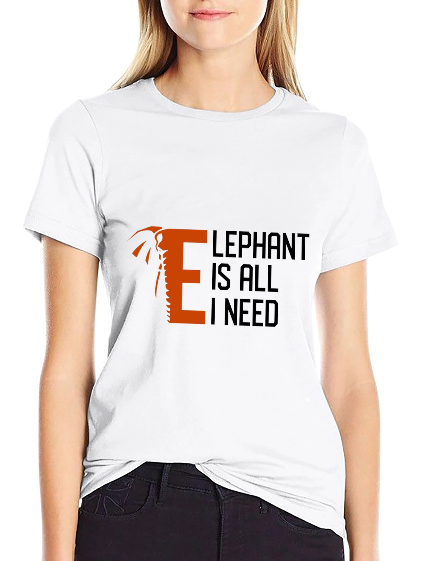 Elephant Is All I Need Graphic Tee