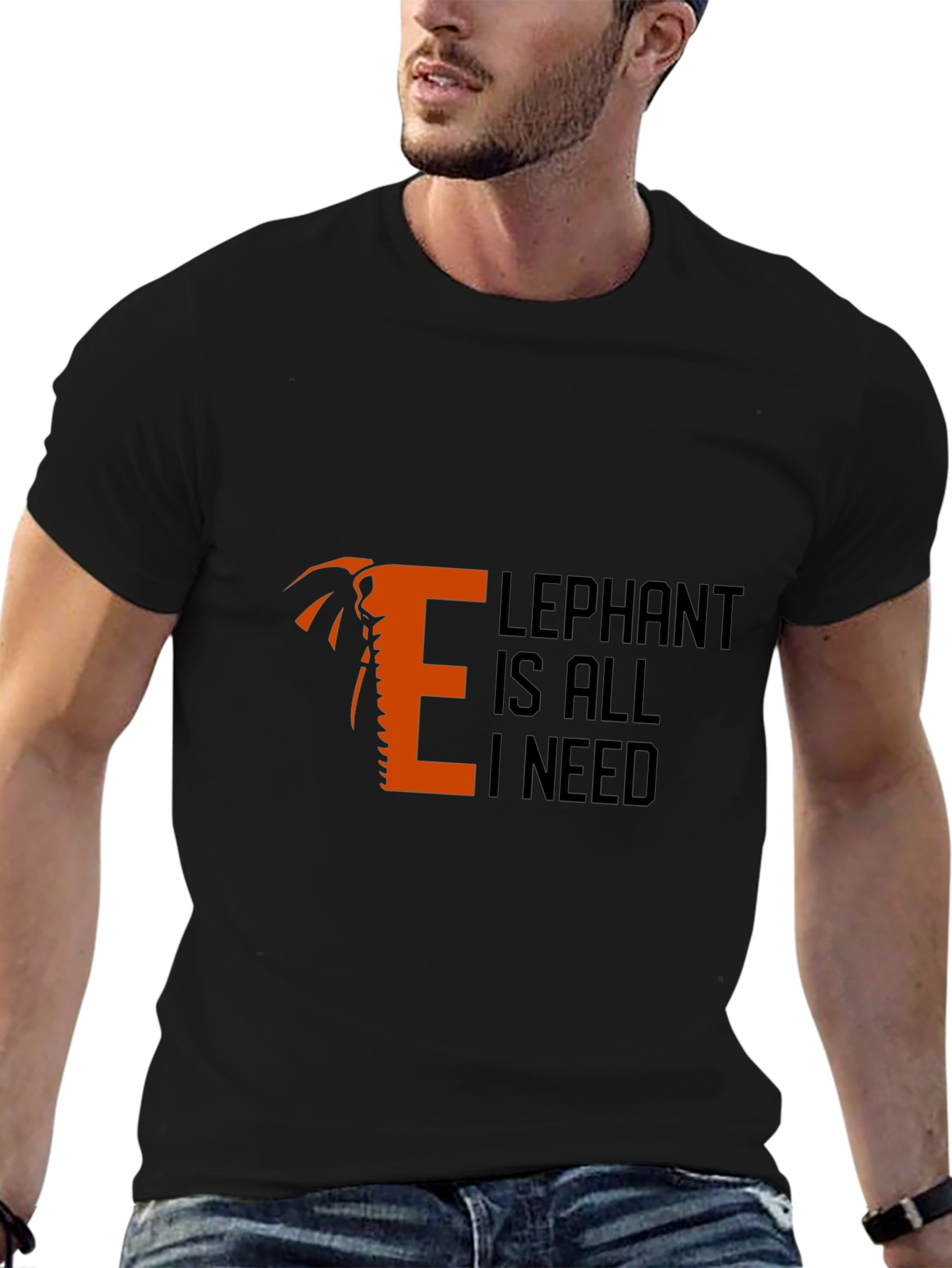 Elephant Is All I Need Graphic Tee
