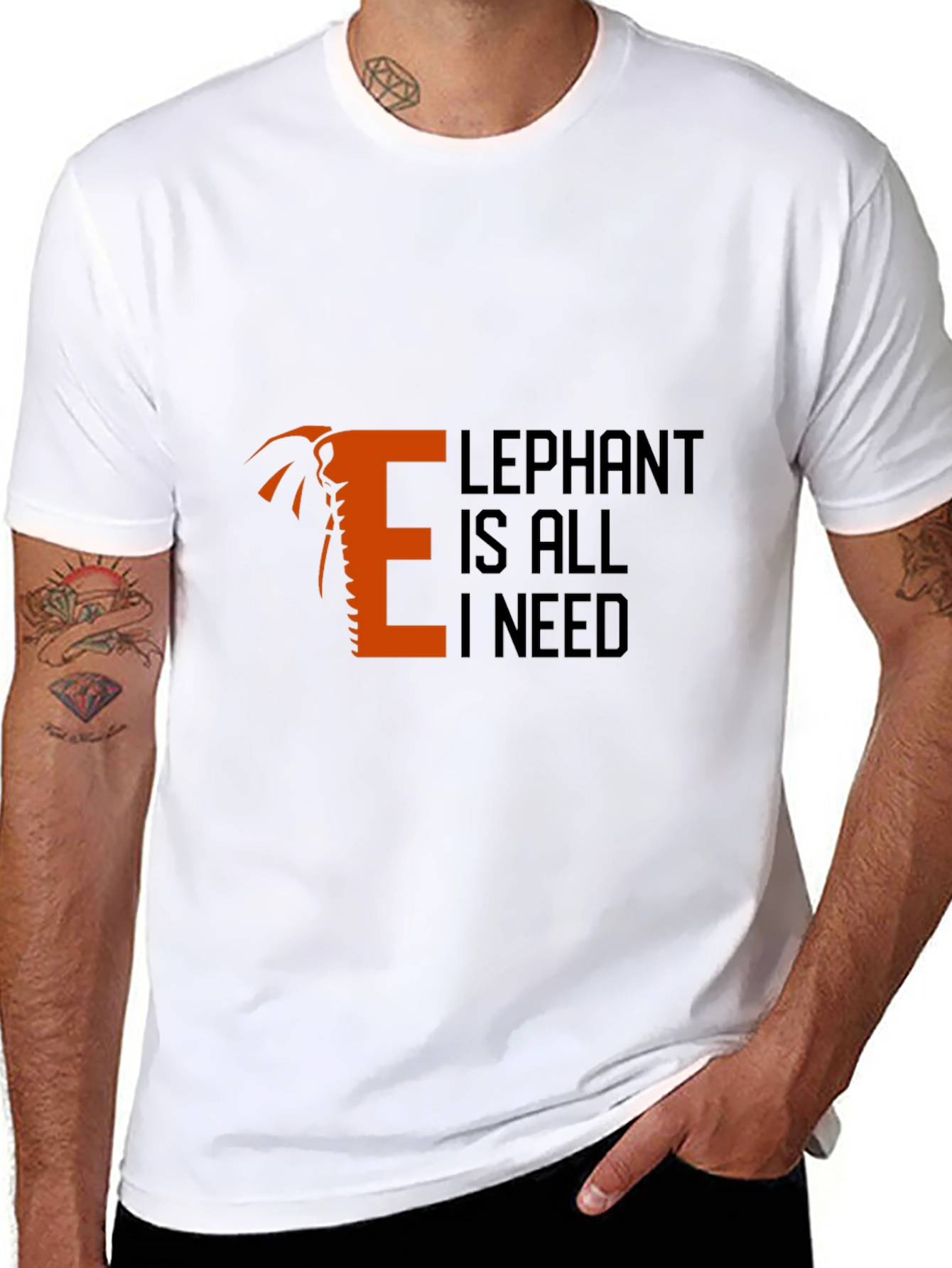 Elephant Is All I Need Graphic Tee
