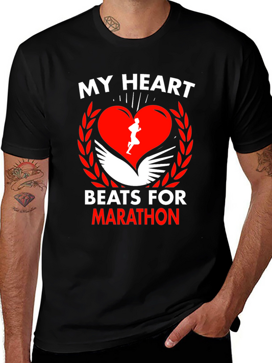 My Heart Beats For Marathon T-Shirt