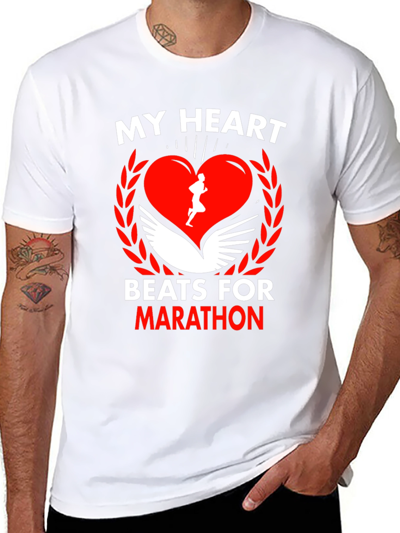 My Heart Beats For Marathon T-Shirt