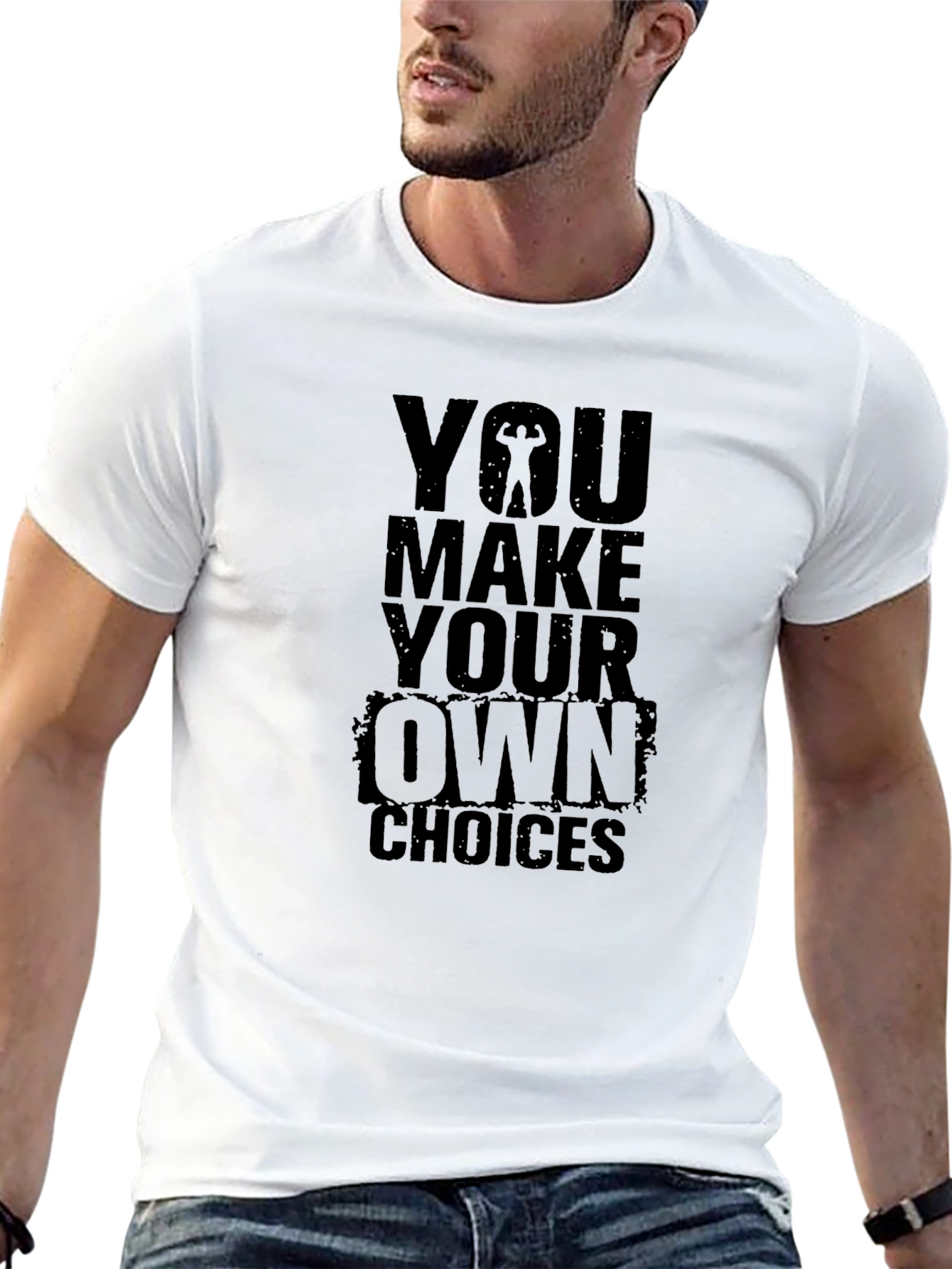 Motivational Black T-Shirt: Make Your Own Choices
