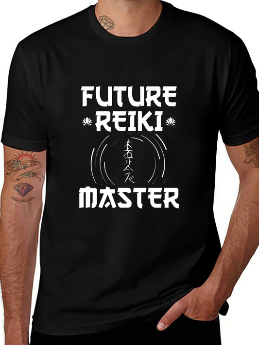 Future Reiki Master Black T-Shirt
