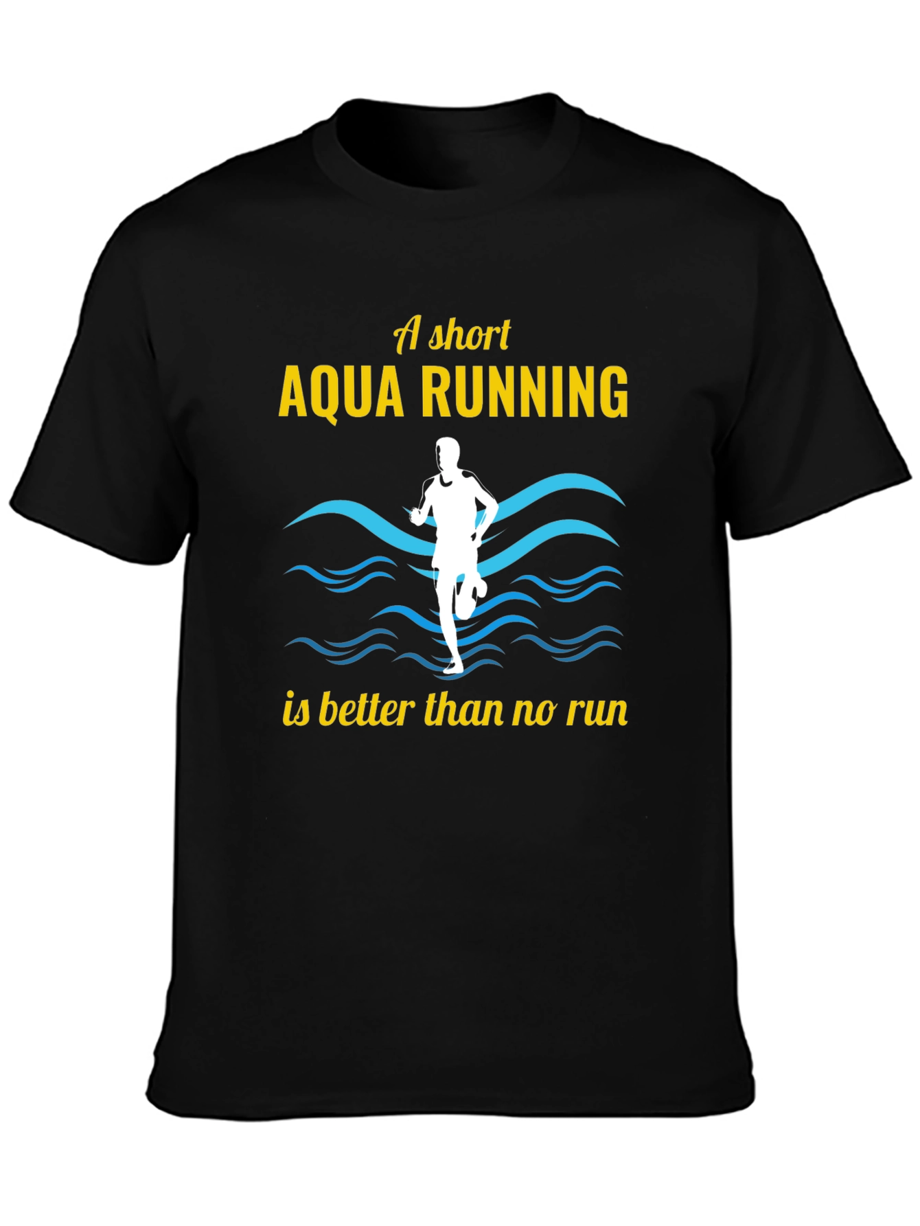 Aqua Running T-Shirt - Fun Runner Tee