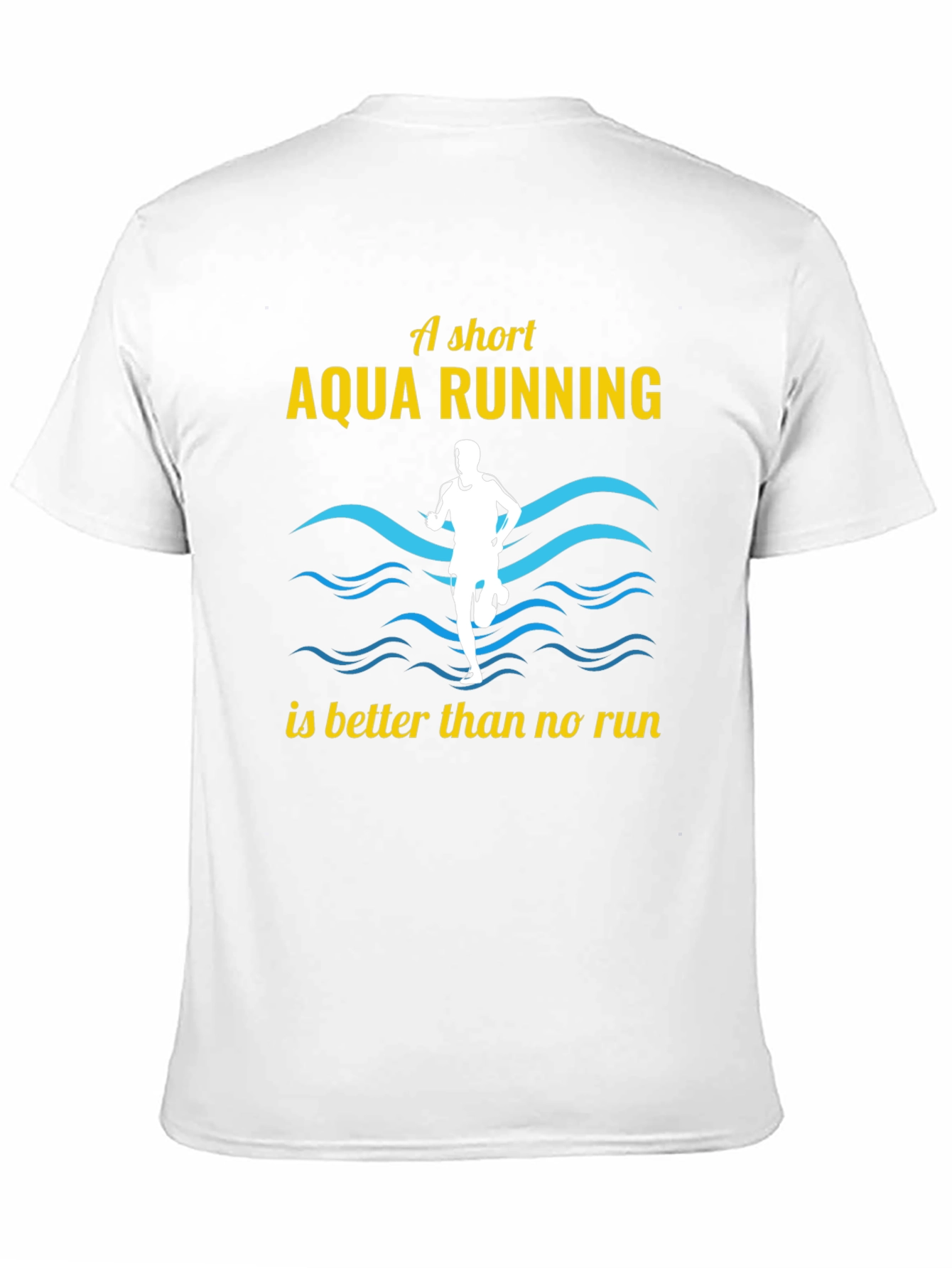 Aqua Running T-Shirt - Fun Runner Tee