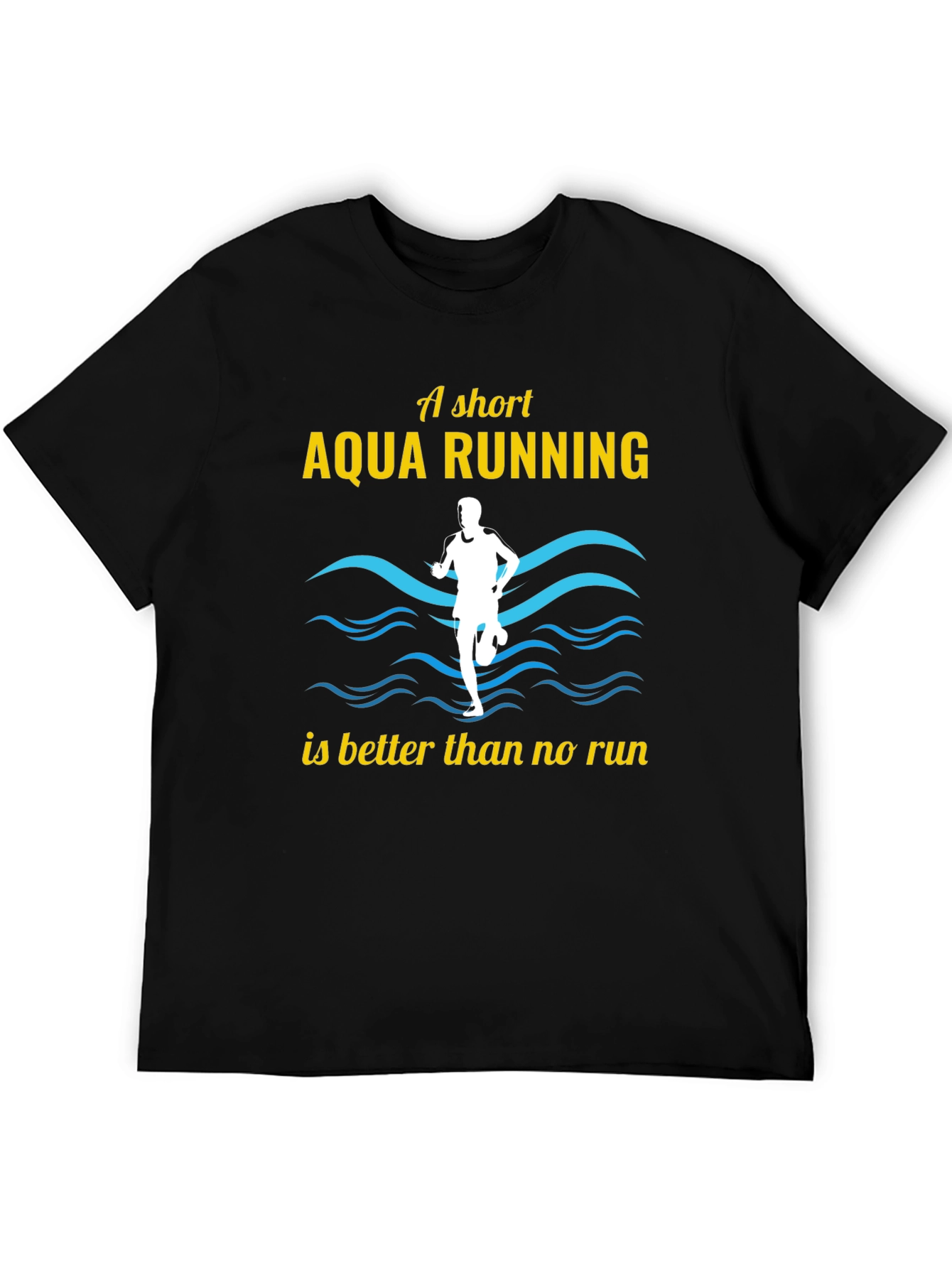 Aqua Running T-Shirt - Fun Runner Tee