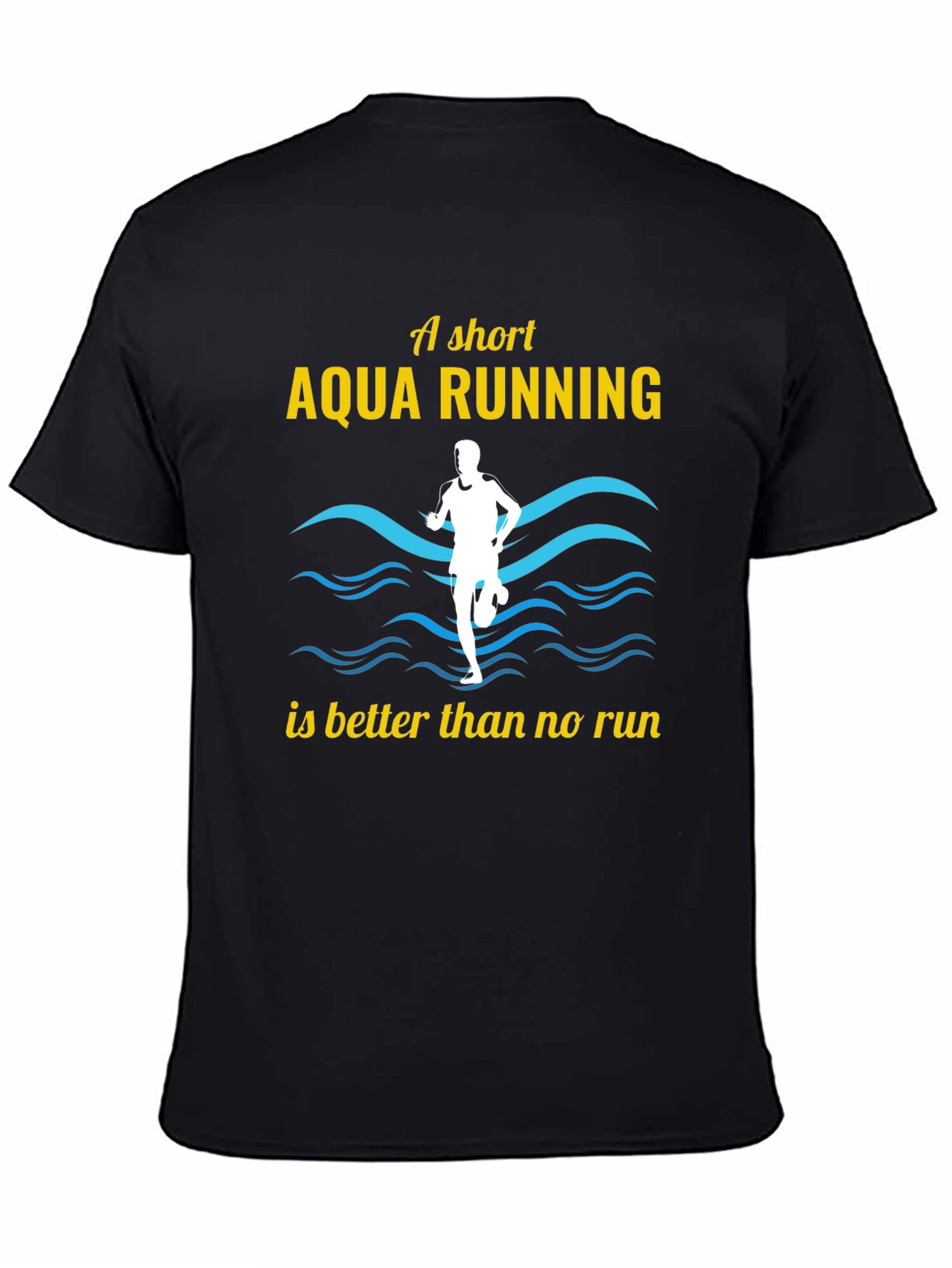 Aqua Running T-Shirt - Fun Runner Tee