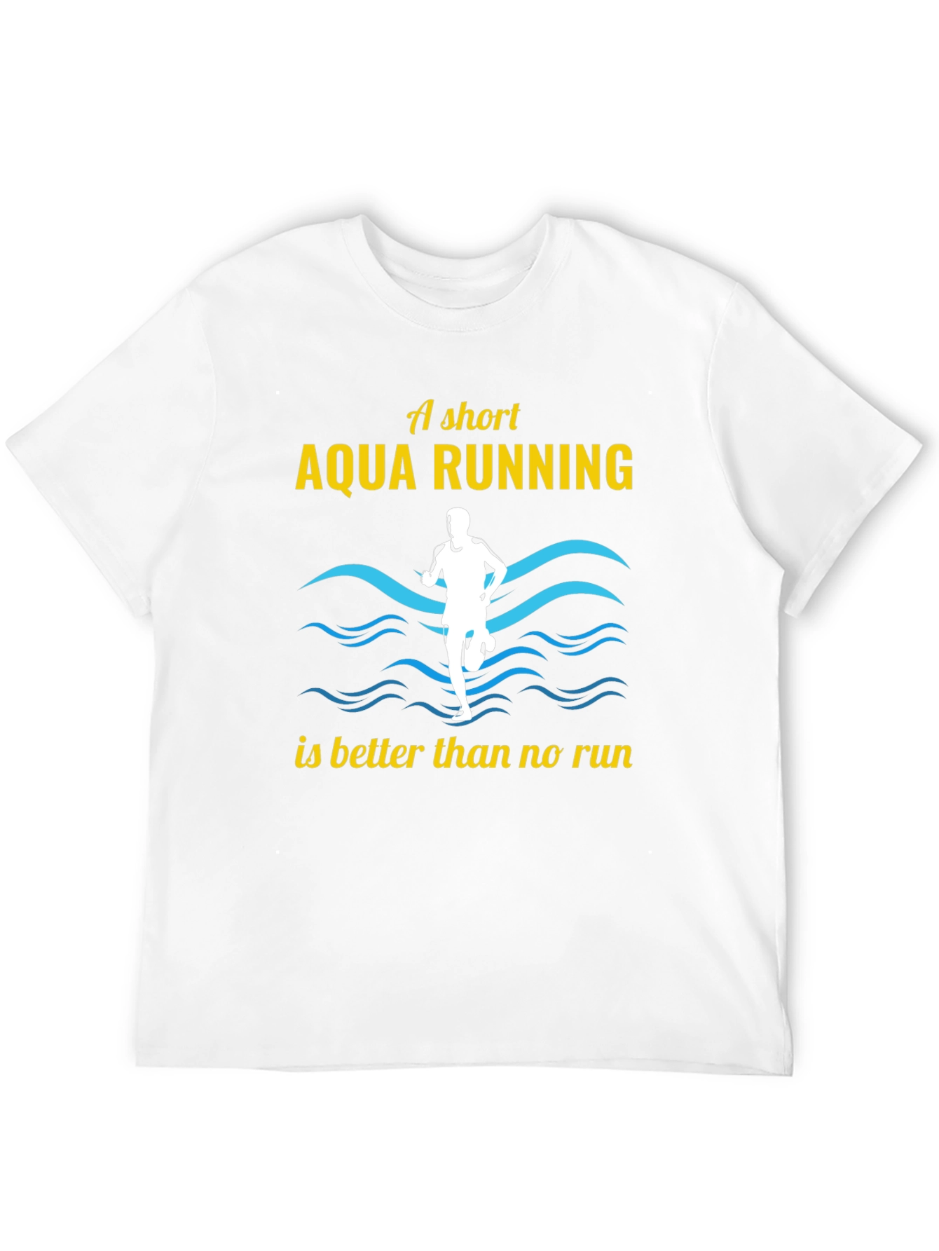 Aqua Running T-Shirt - Fun Runner Tee