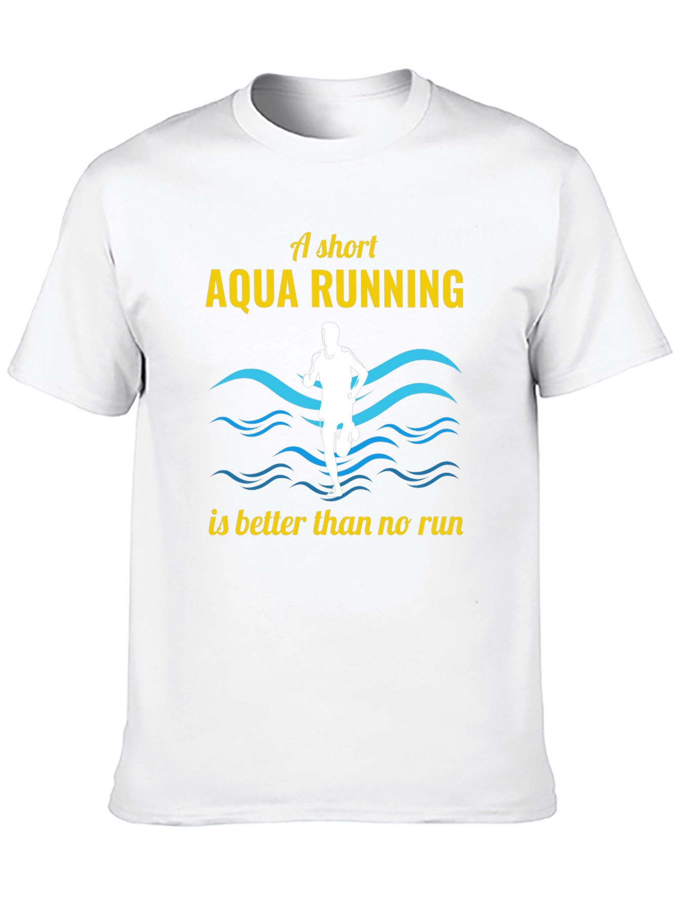 Aqua Running T-Shirt - Fun Runner Tee