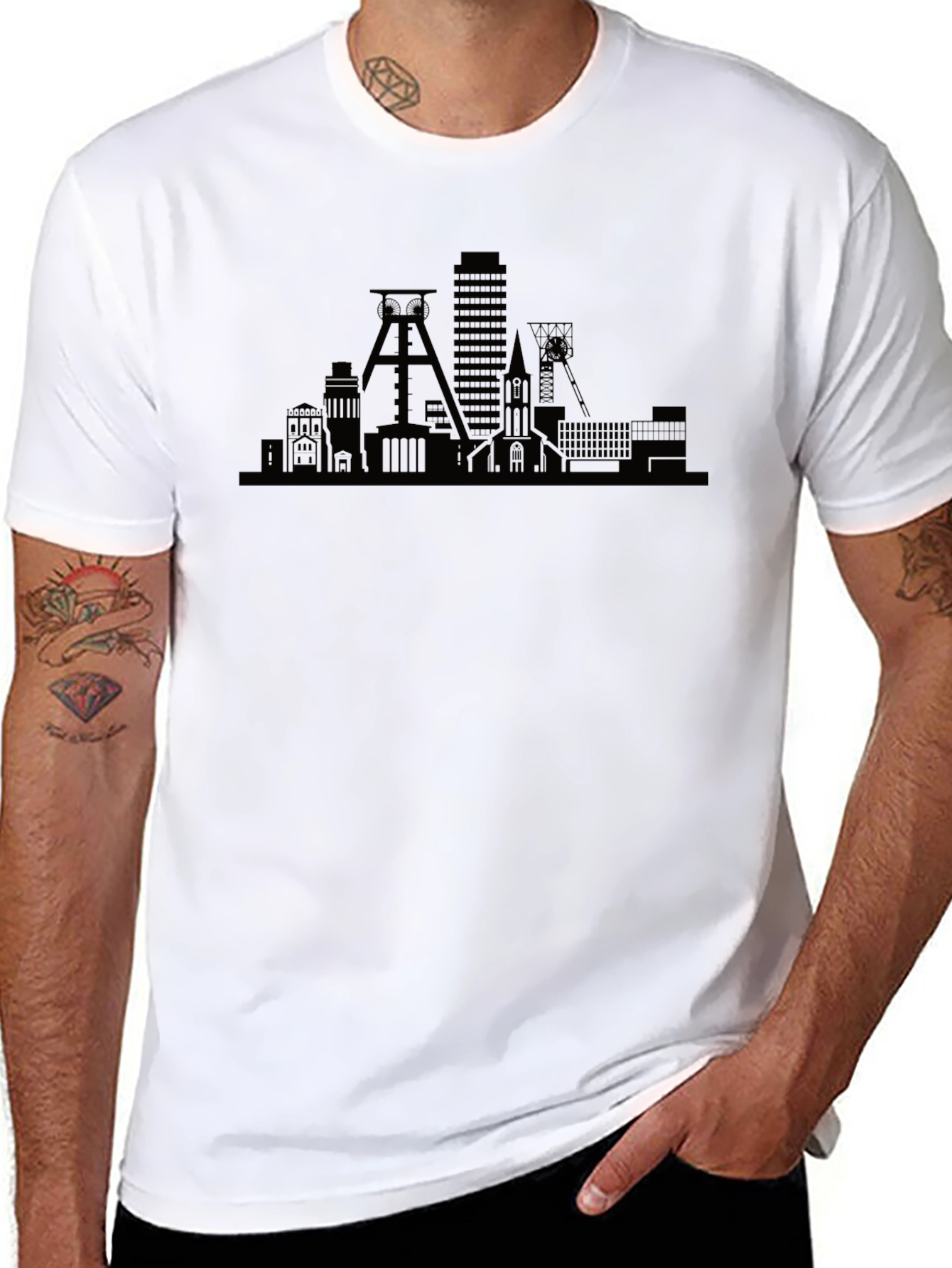 Cityscape Silhouette T-Shirt
